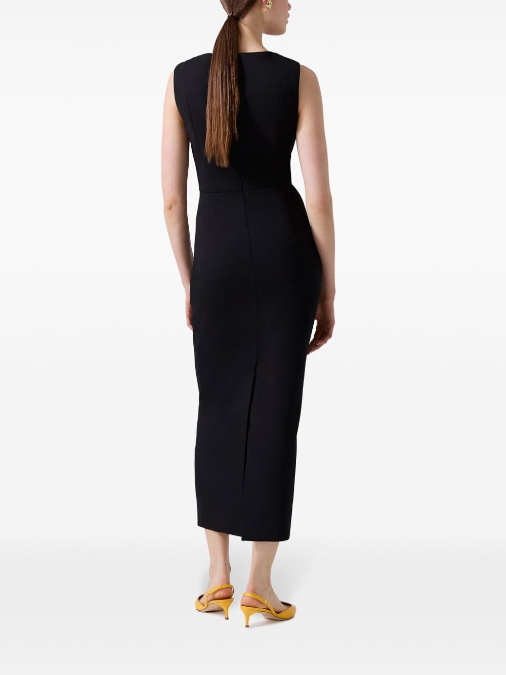 U-neck midi dress - 3