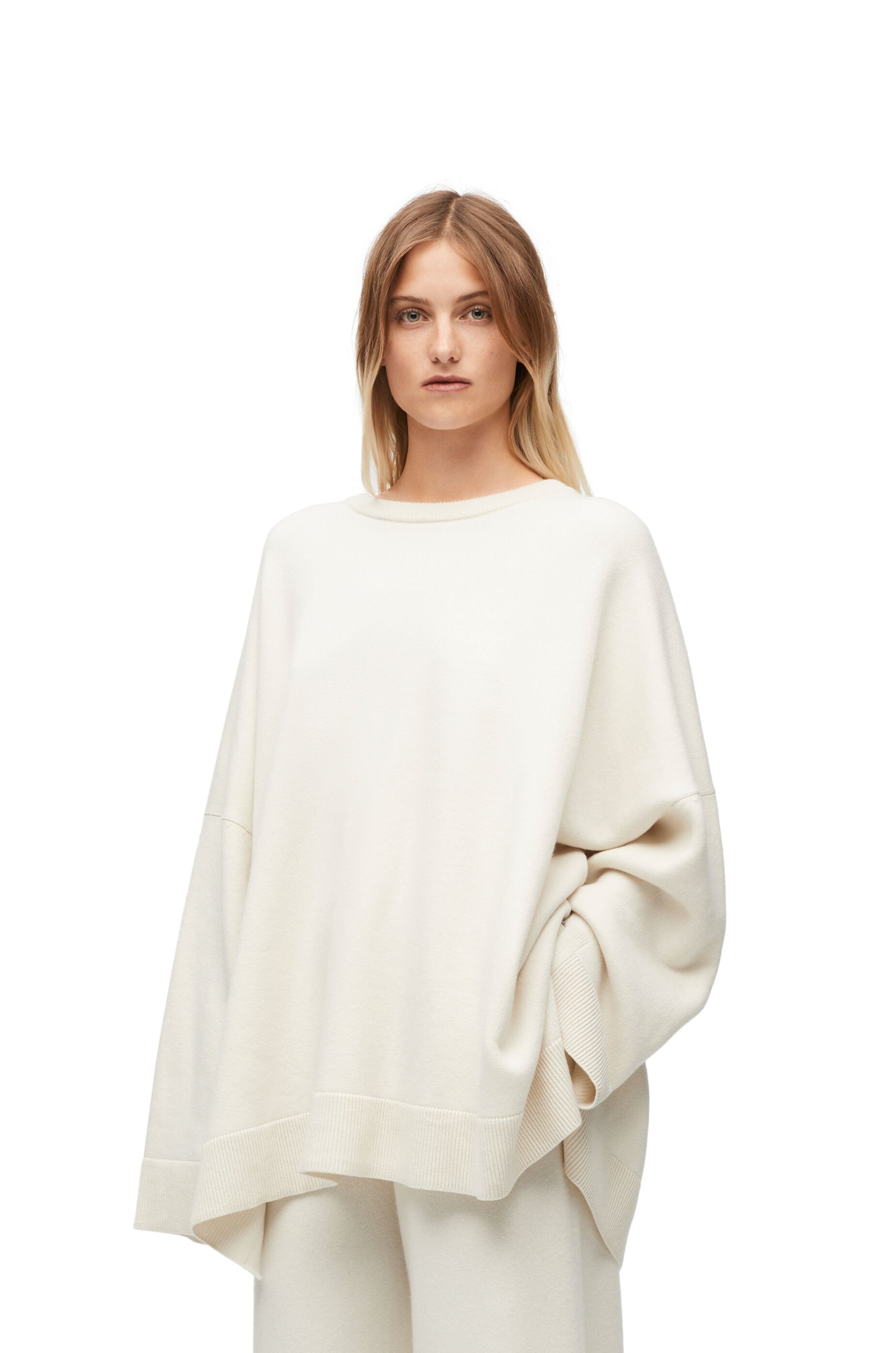 Open back sweater in cashmere - 3
