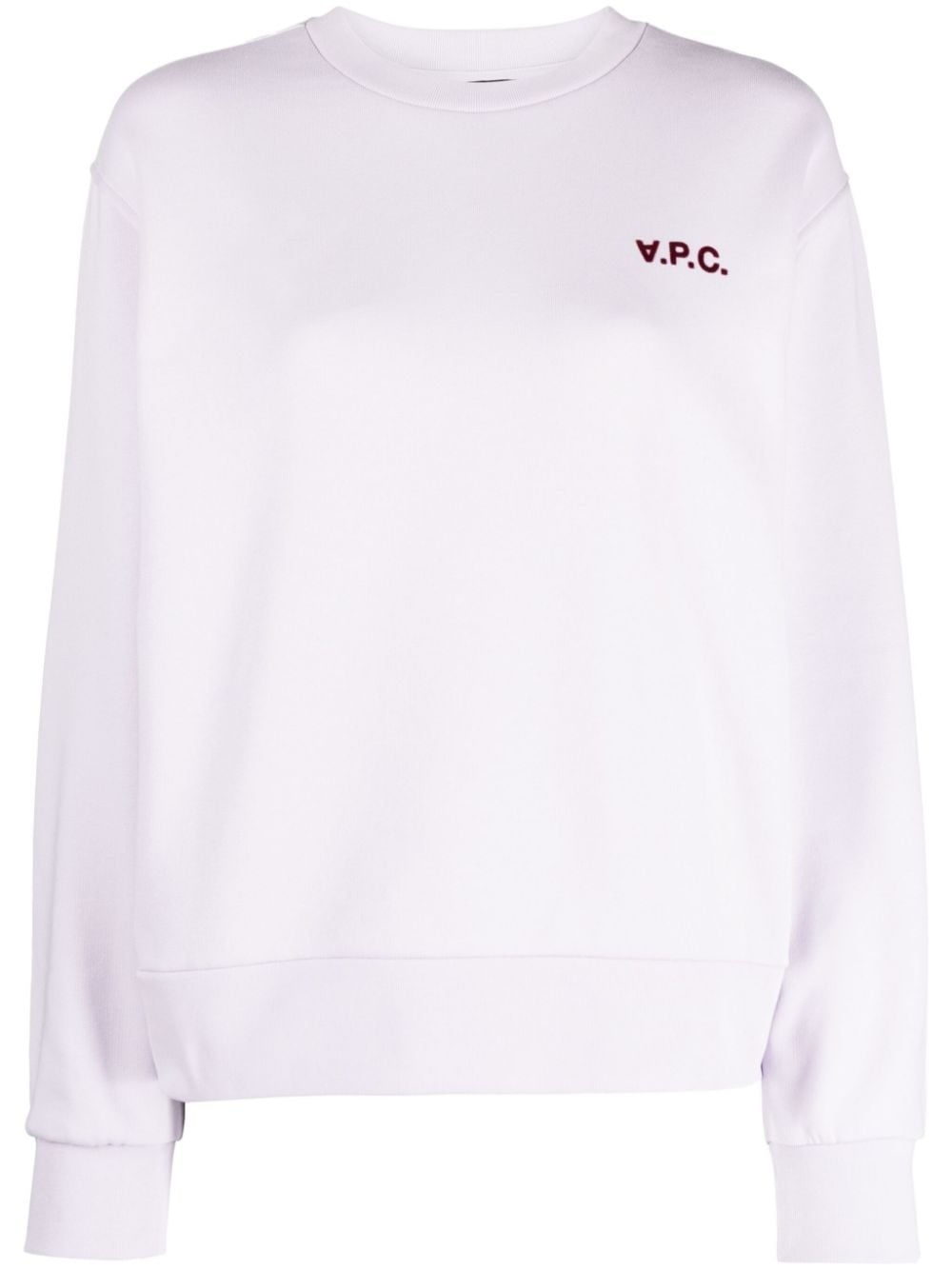 logo-print cotton sweatshirt - 1