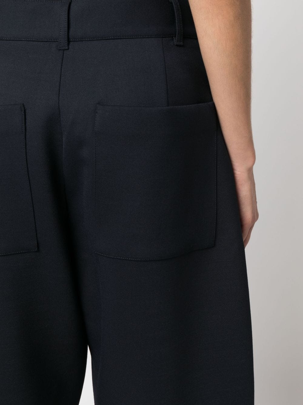 high-waisted wide-leg trousers - 5