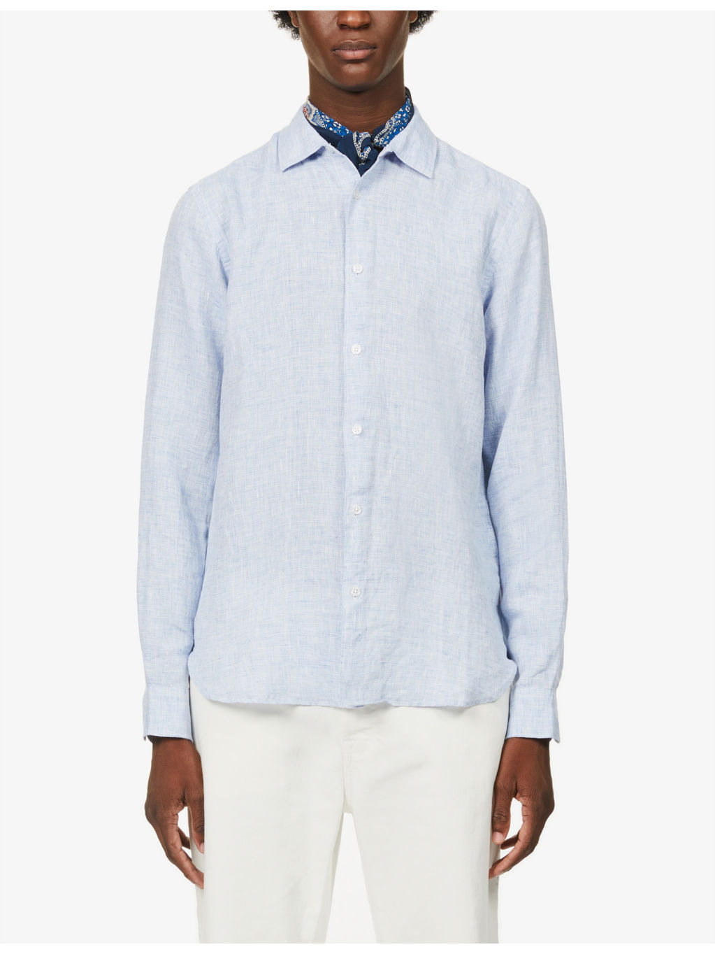 Giles relaxed-fit linen shirt - 3