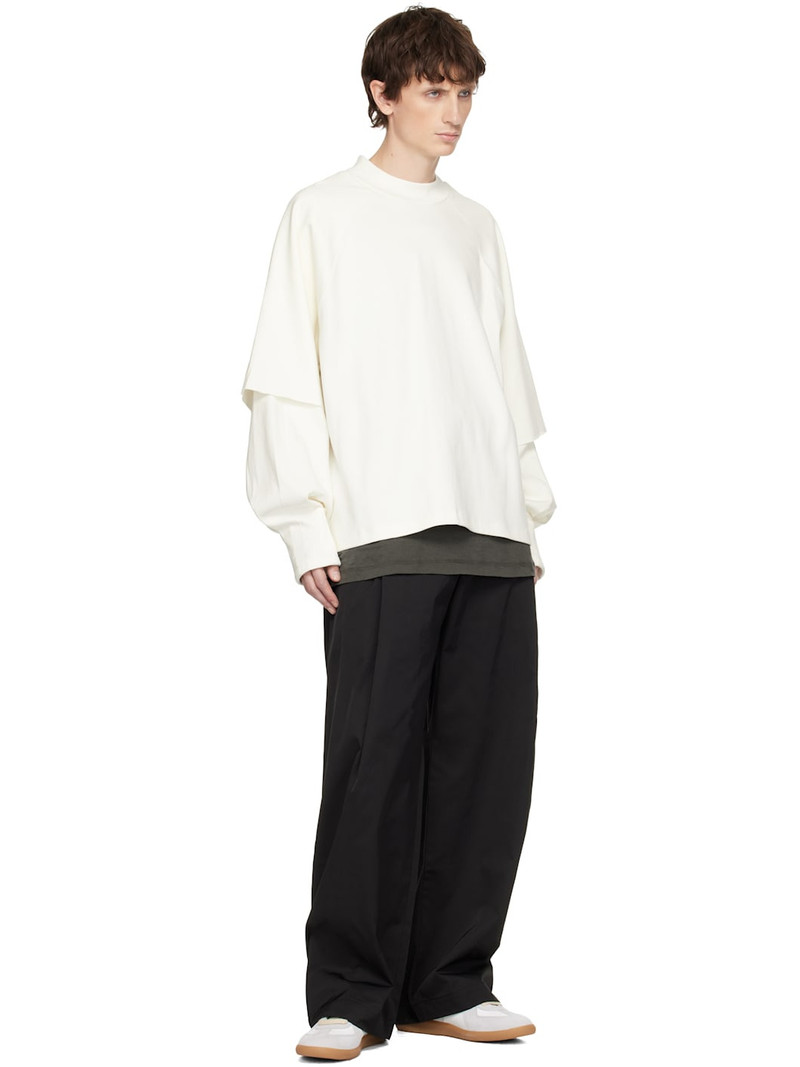 Seventh Off-White Raglan Layered Longsleeve T-shirt outlook