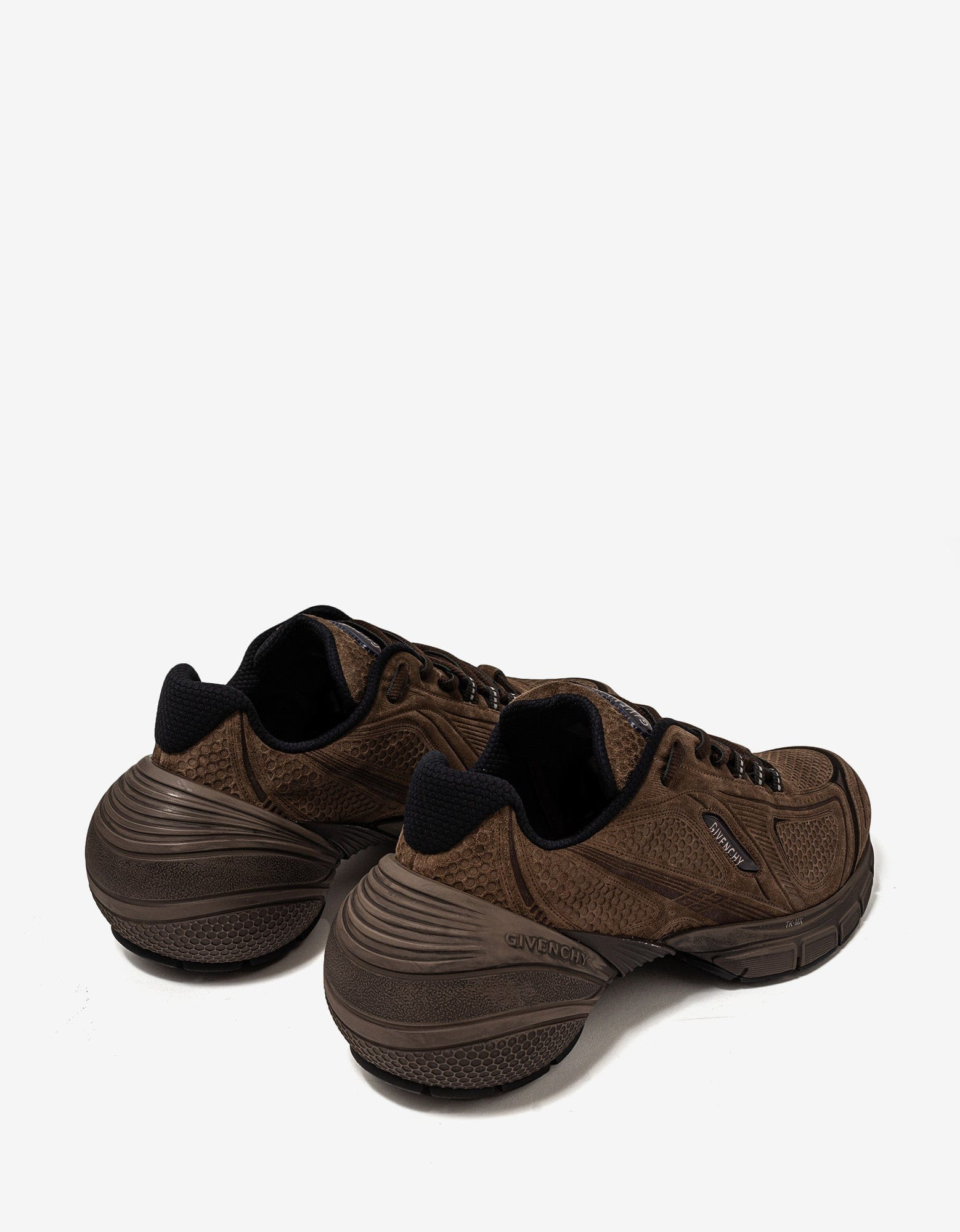 Givenchy Brown TK-MX Runner Suede Trainers - 7