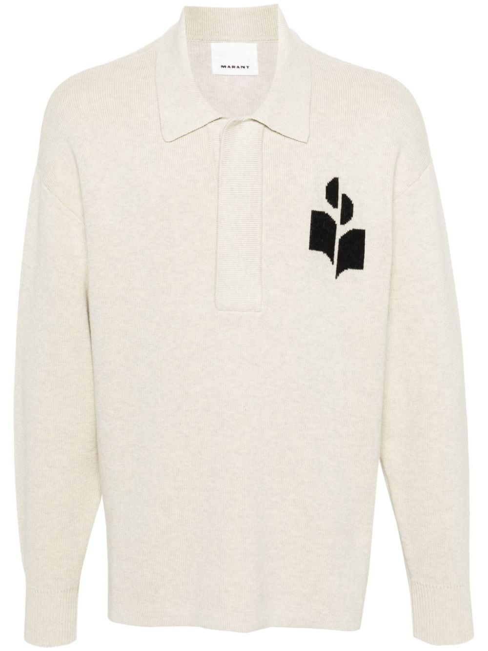 William logo jacquard jumper - 1