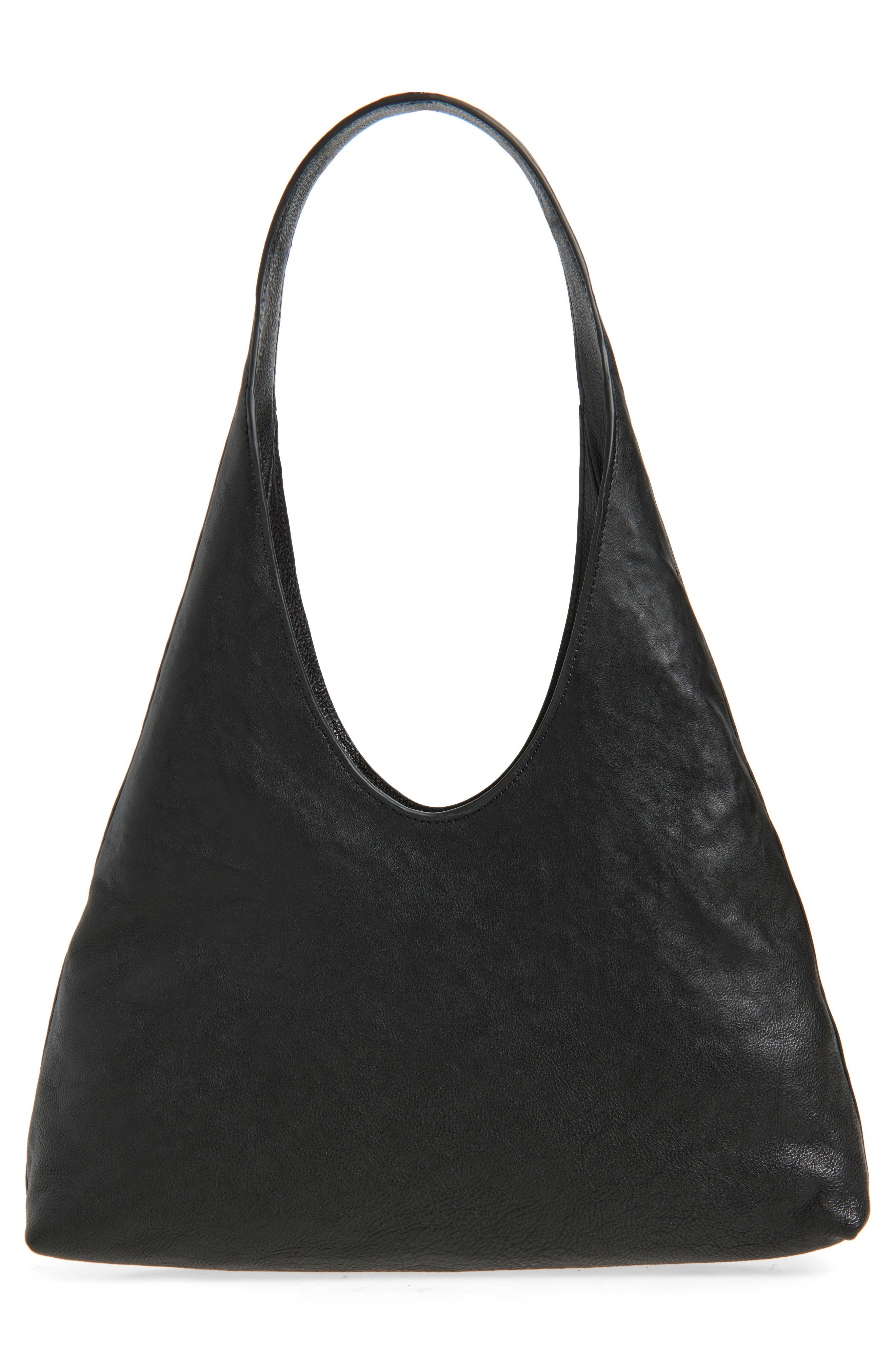 Alexander Wang Small Pike Leather Hobo Bag in Black at Nordstrom - 4