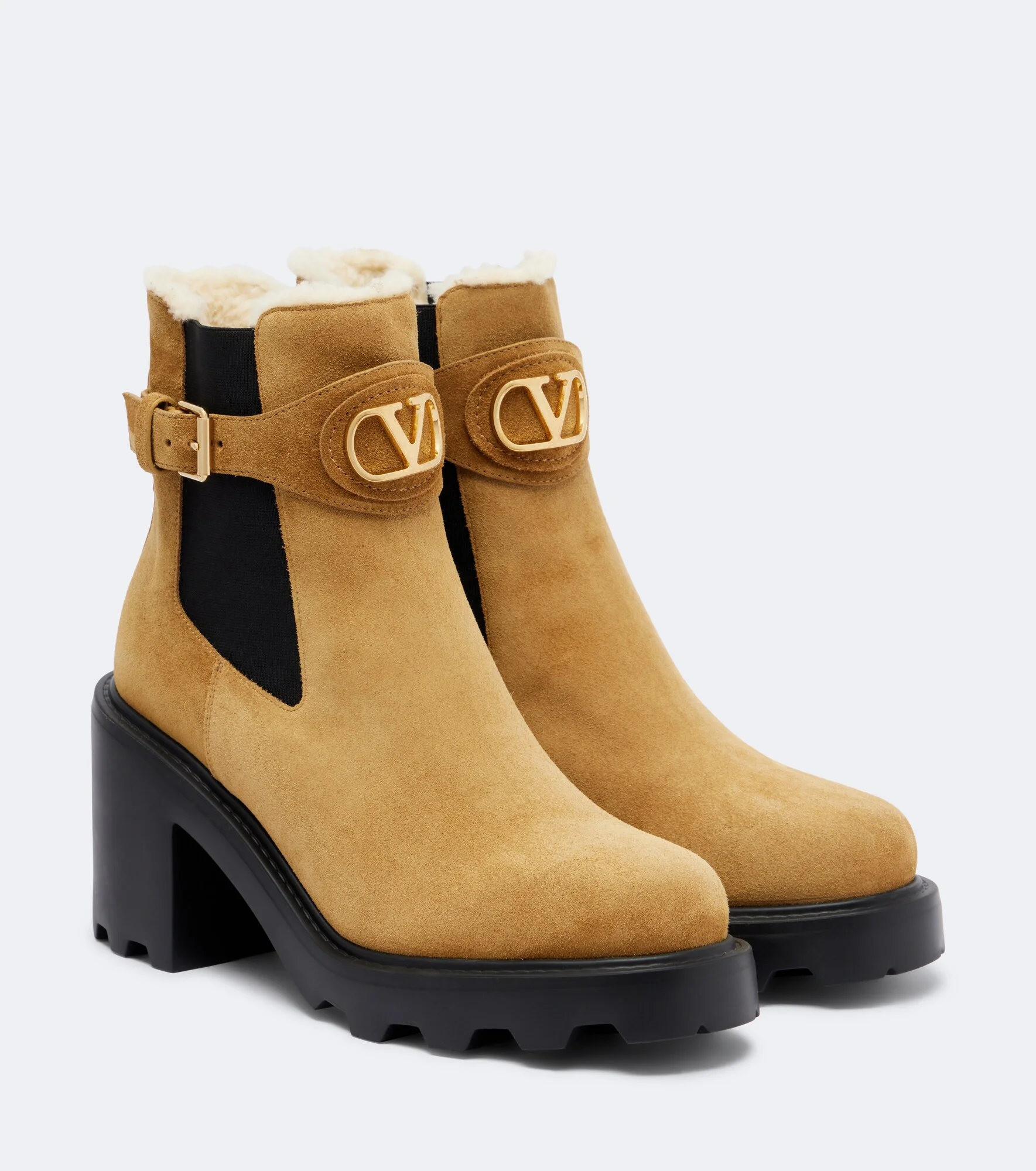 Beatle VLogo suede ankle boots - 1