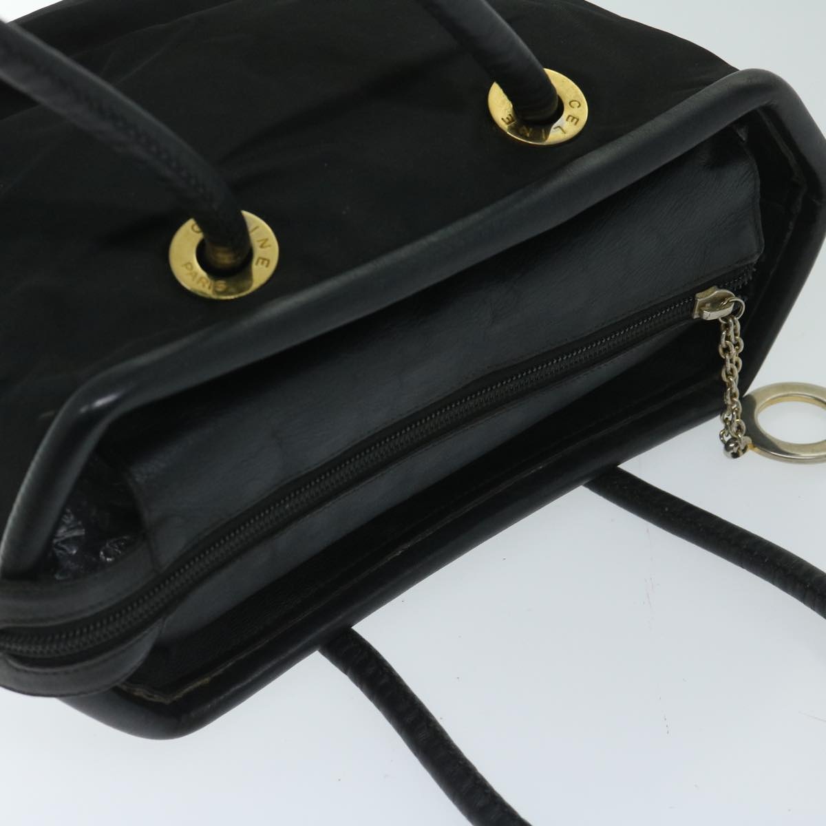 CELINE Hand Bag Nylon Black - 6