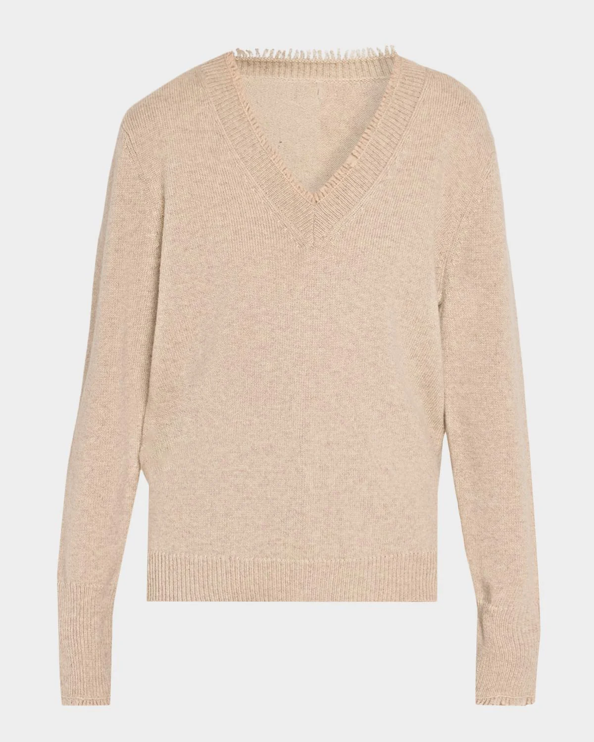 Dora Fringe-Trim Merino Wool Sweater - 1