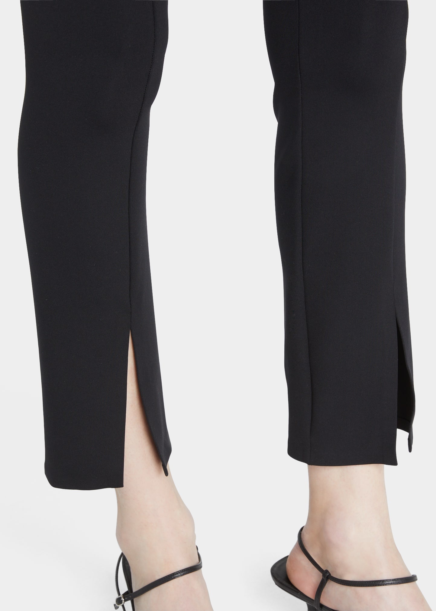Thilde Slit-Front Skinny Pants - 4