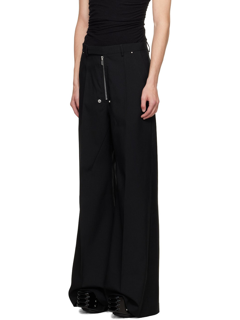 Rick Owens Black Concordians Tailored Wide Bela Trousers outlook