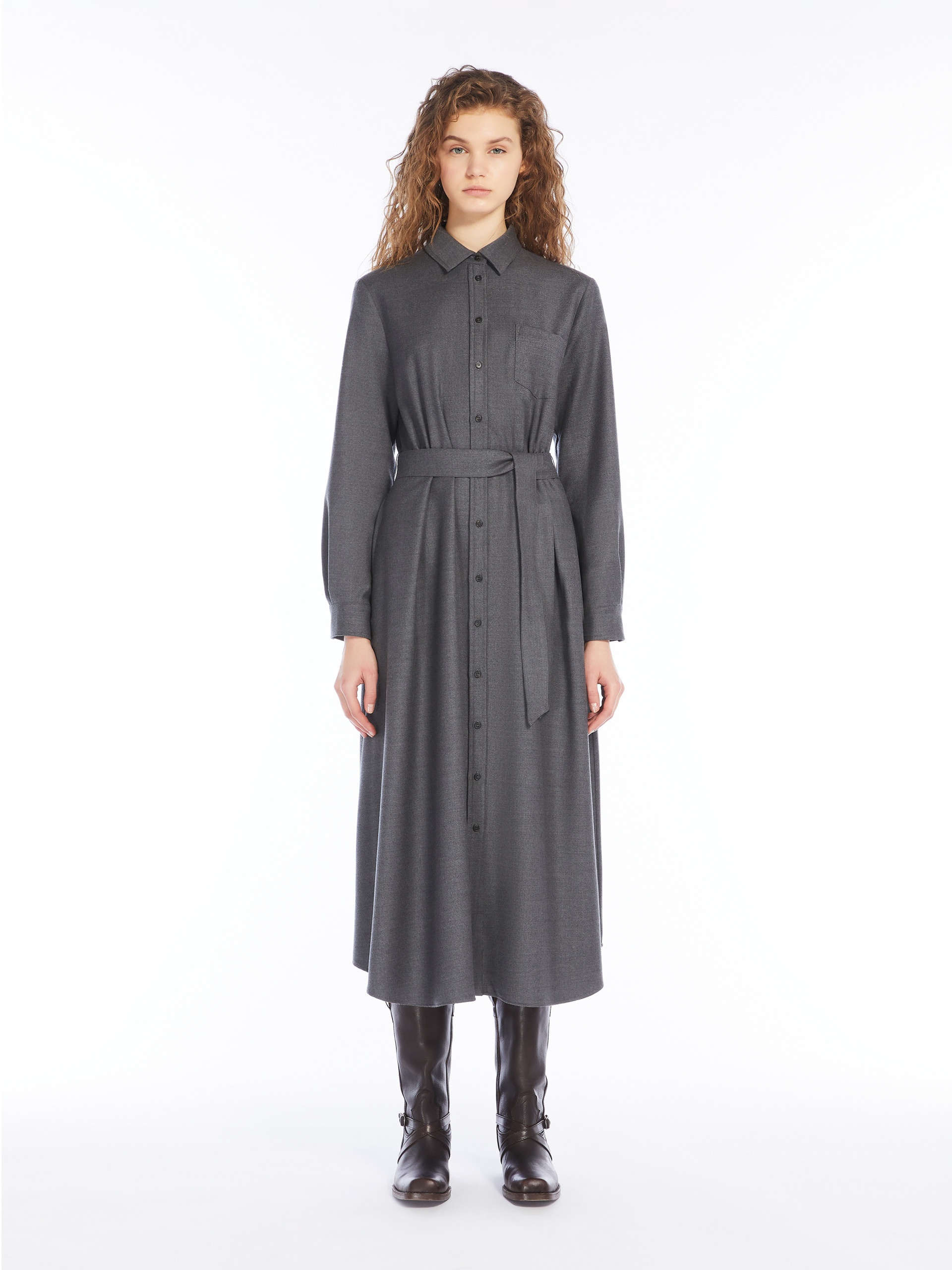ETIOPIA Wool shirt dress - 3