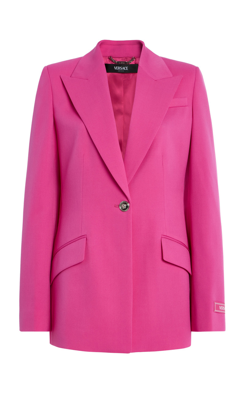 La Vacanza Wool-Gabardine Jacket pink - 1