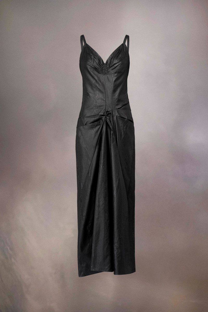 Poly moiré dress 1