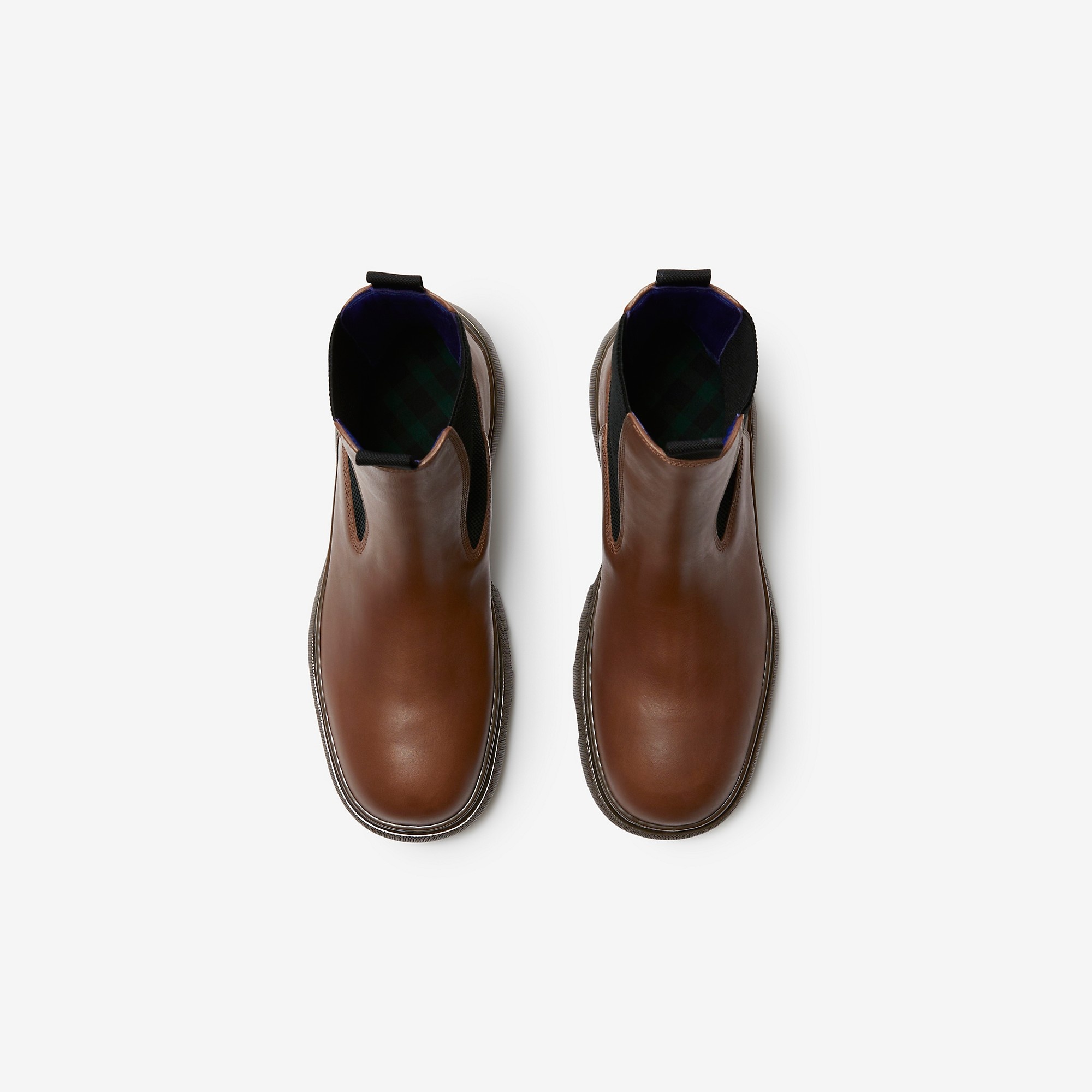 Leather Creeper Chelsea Boots - 5