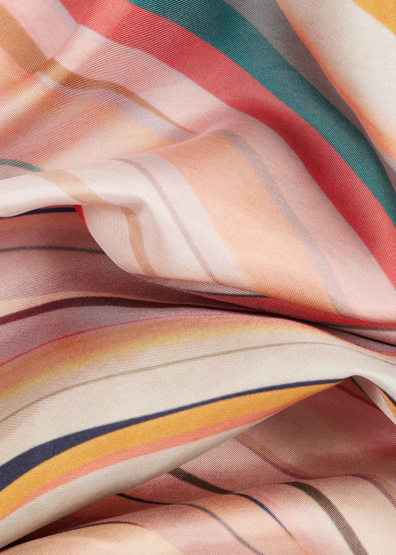Women's 'Dusky Swirl' Silk Square Scarf - 3