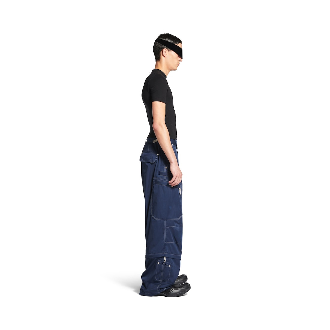 Men's Utility Work Pants in Navy - 3