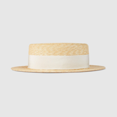 GUCCI Raffia wide-brimmed hat outlook