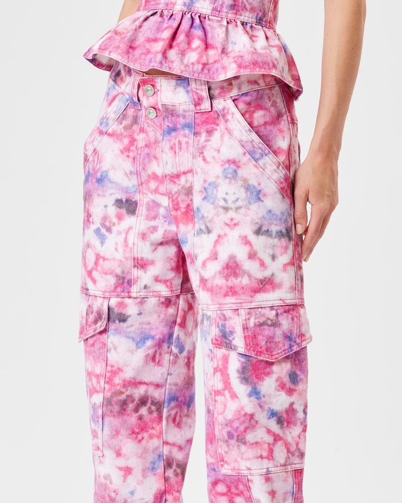 VAYONEO TIE AND DYE COTTON PANTS - 3