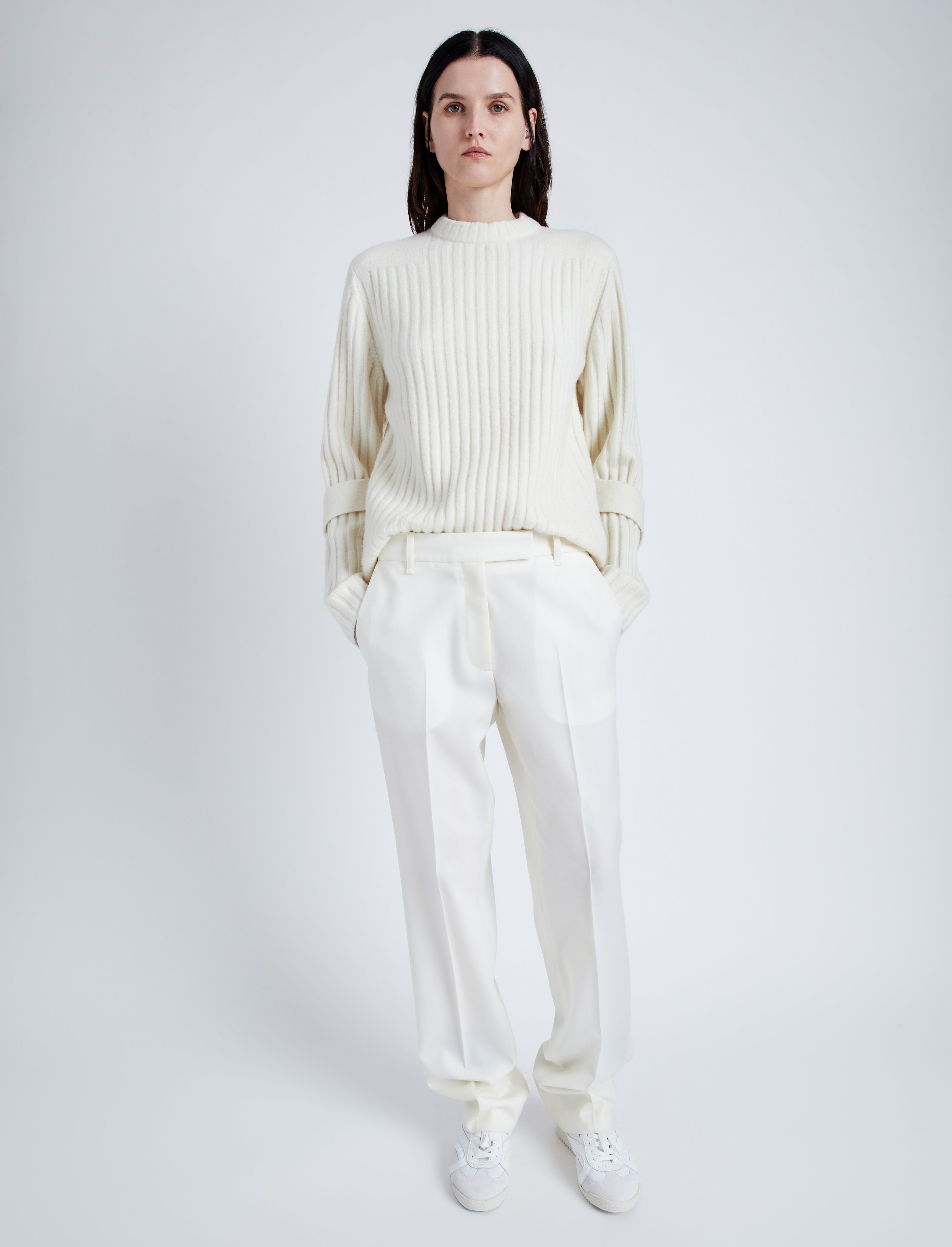 Verona Sweater in Midweight Cashmere Rib - 3