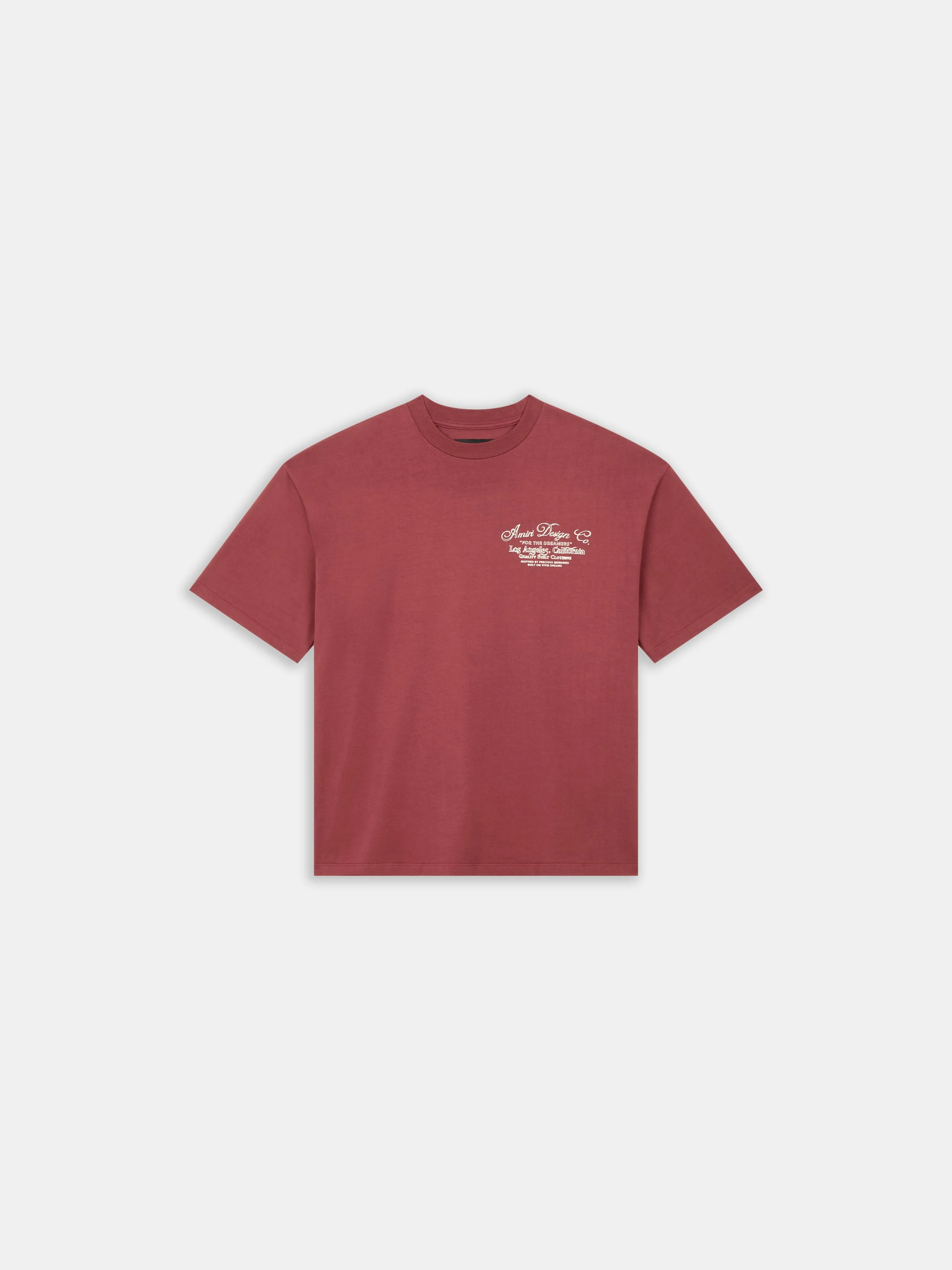 DREAMERS CHAIN STITCH OVERSIZED TEE - 1
