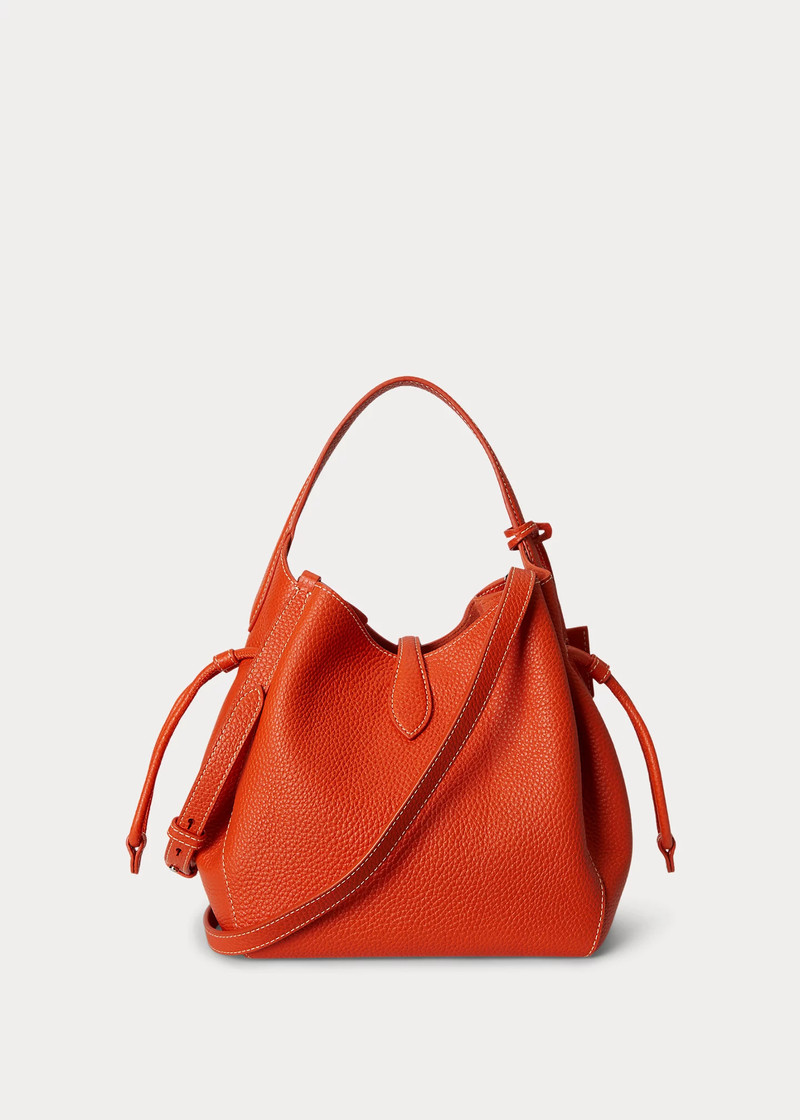 Polo Play Leather Drawstring Bag 3