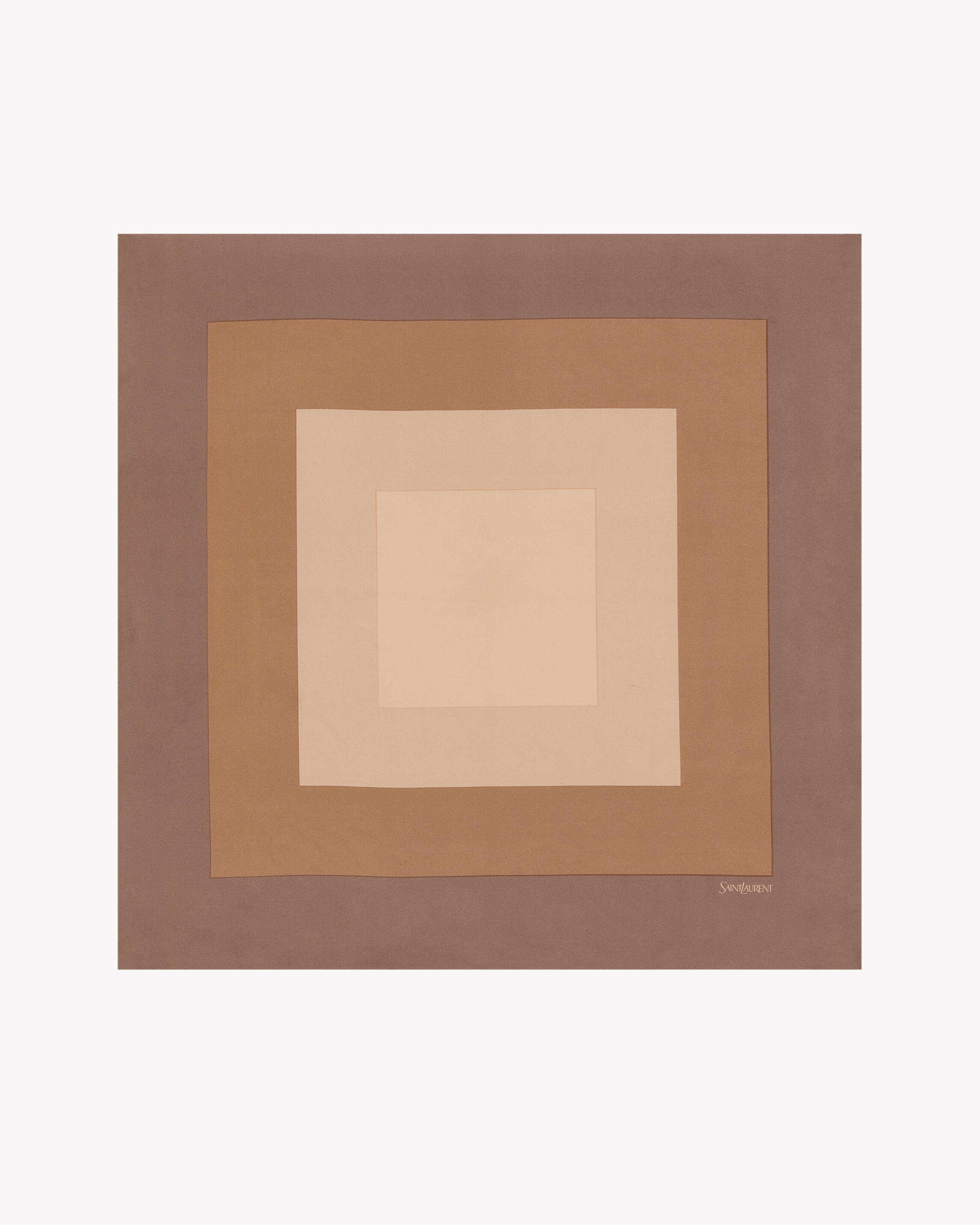 SQUARE SCARF IN SQUARE SILK TWILL - 3