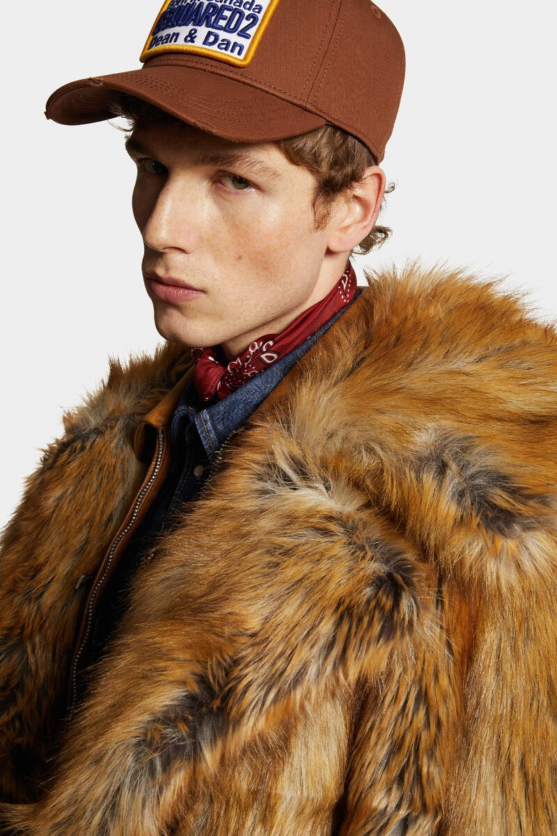 FAUX FUR LONG COAT 6