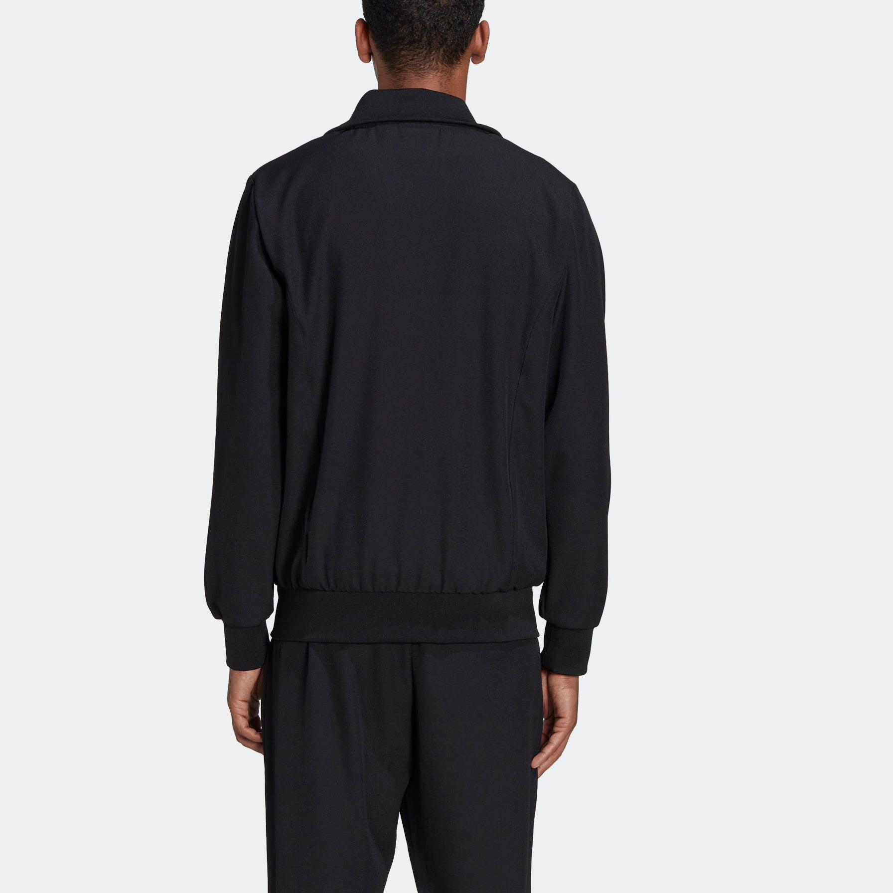 Men's adidas originals x Spezial Crossover Chest Brand Logo Stand Collar Sports Jacket Black HC0403 - 4