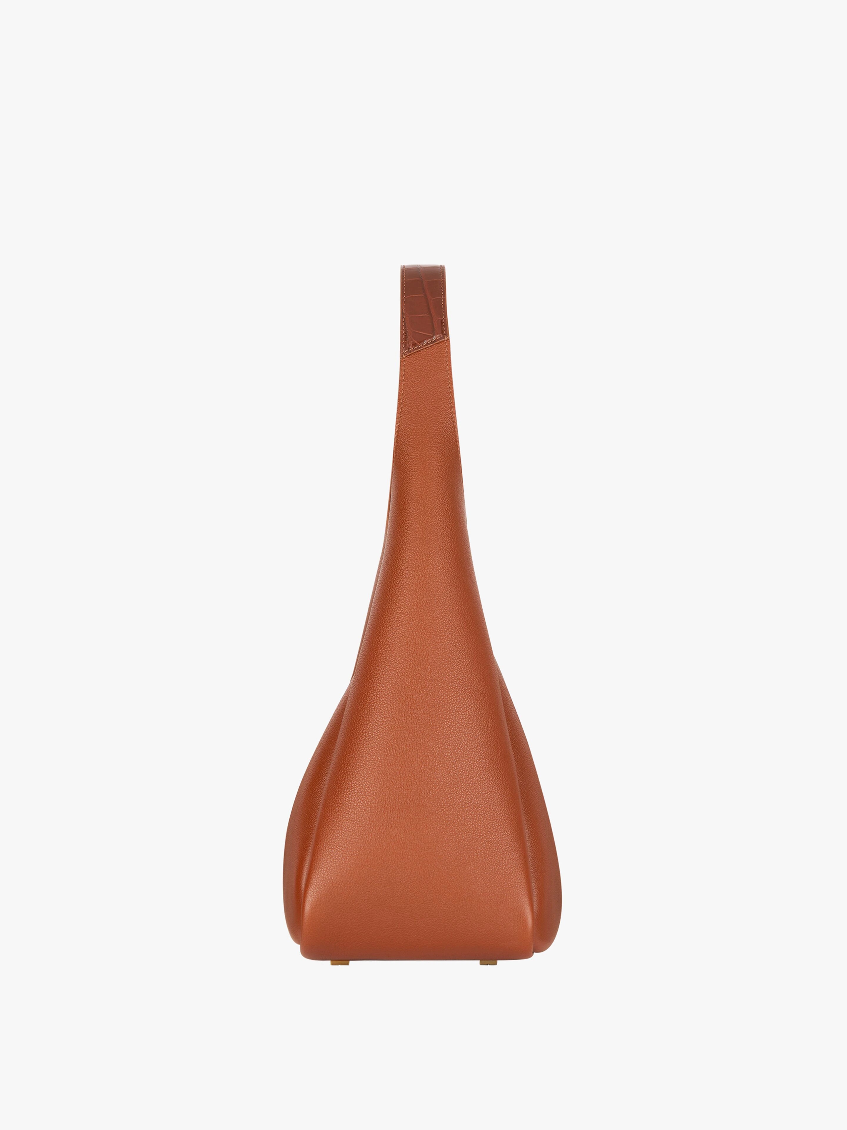 MEDIUM G-HOBO BAG IN GRAINED LEATHER - 3
