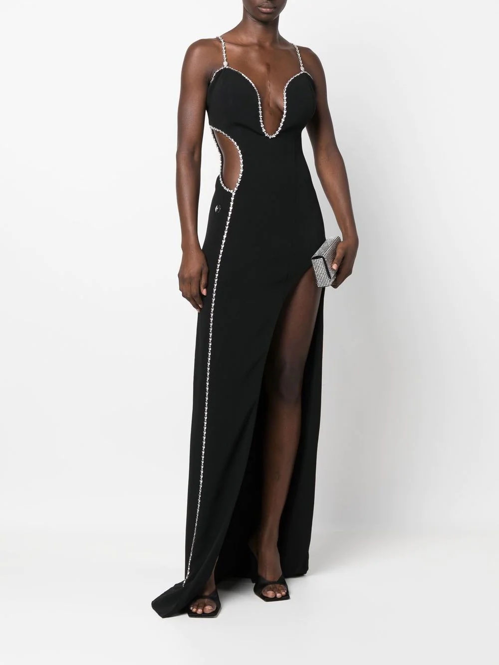 embellished sleeveless maxi dress - 2