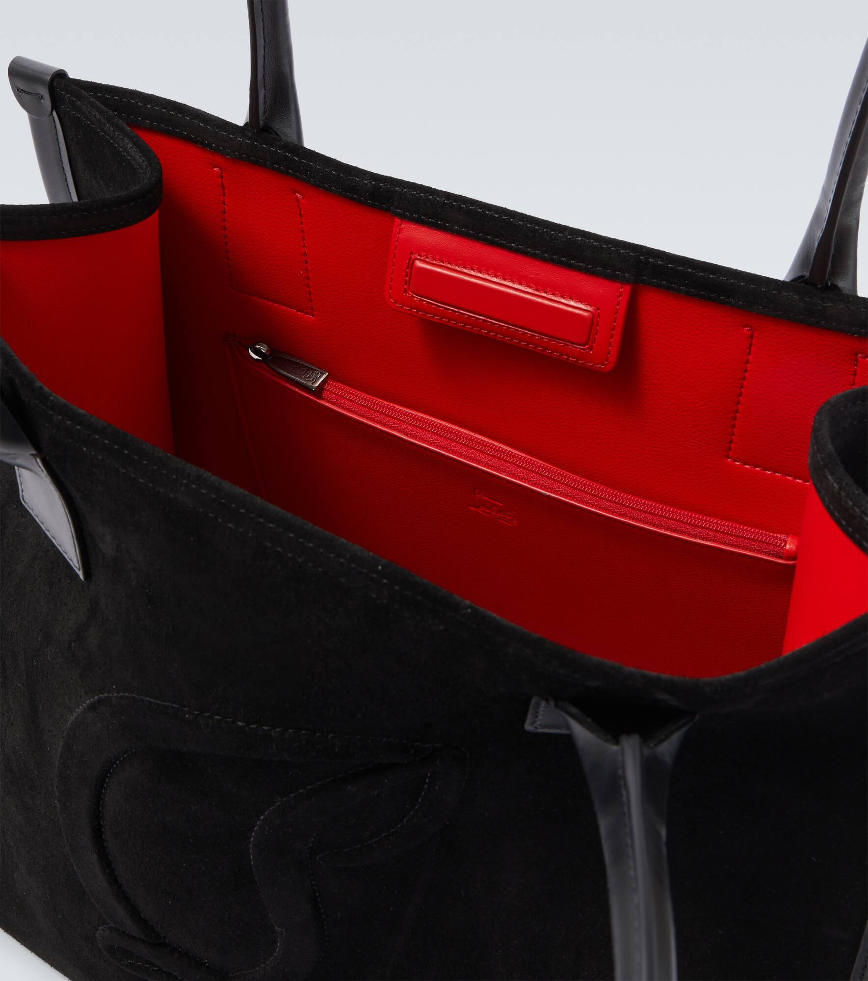 By My Side suede tote bag - 4