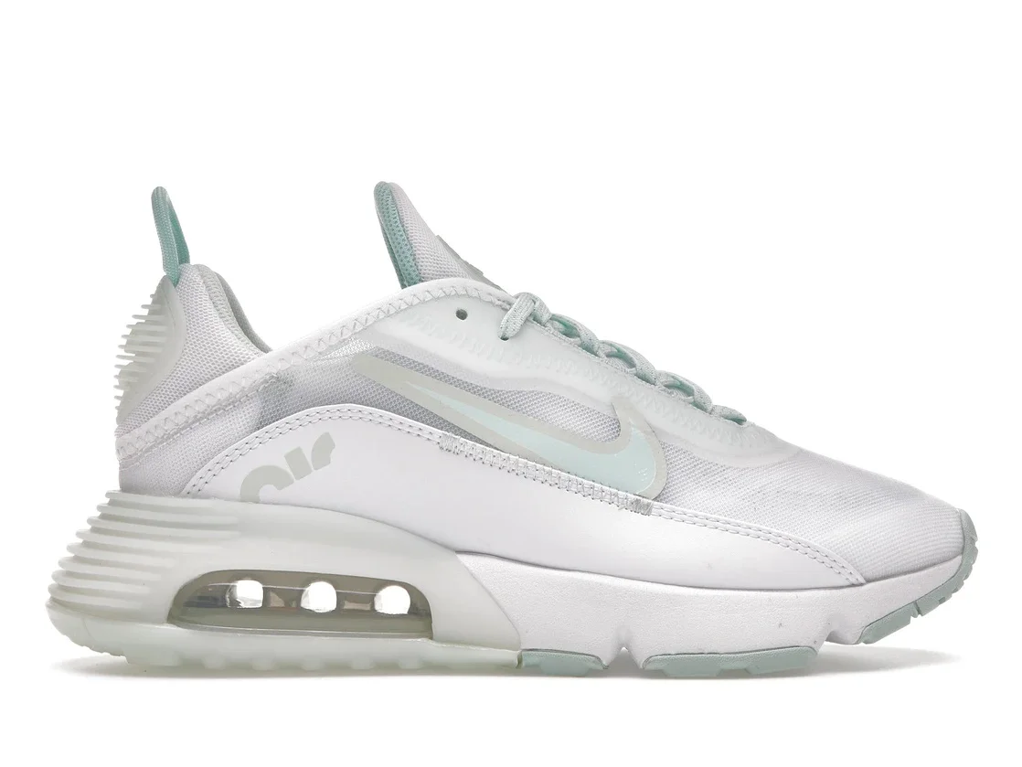 나이키 공기 최대 2090 화이트 벌리 그린 (W) - 1