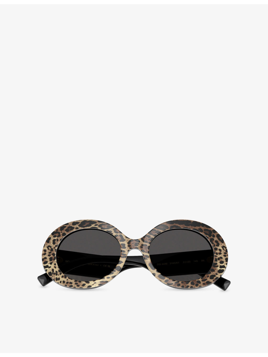 DG4448 Leopard-Print Acetate Sunglasses - 5