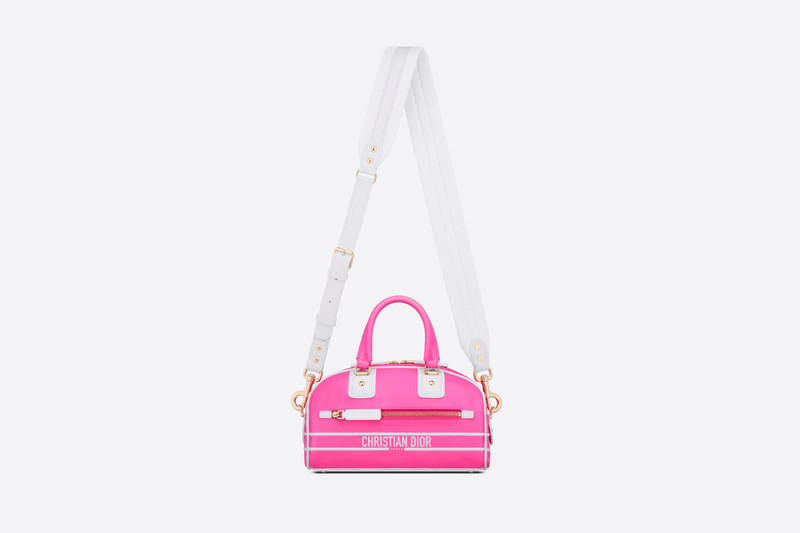 Small Dior Vibe Zip Bowling Bag 4