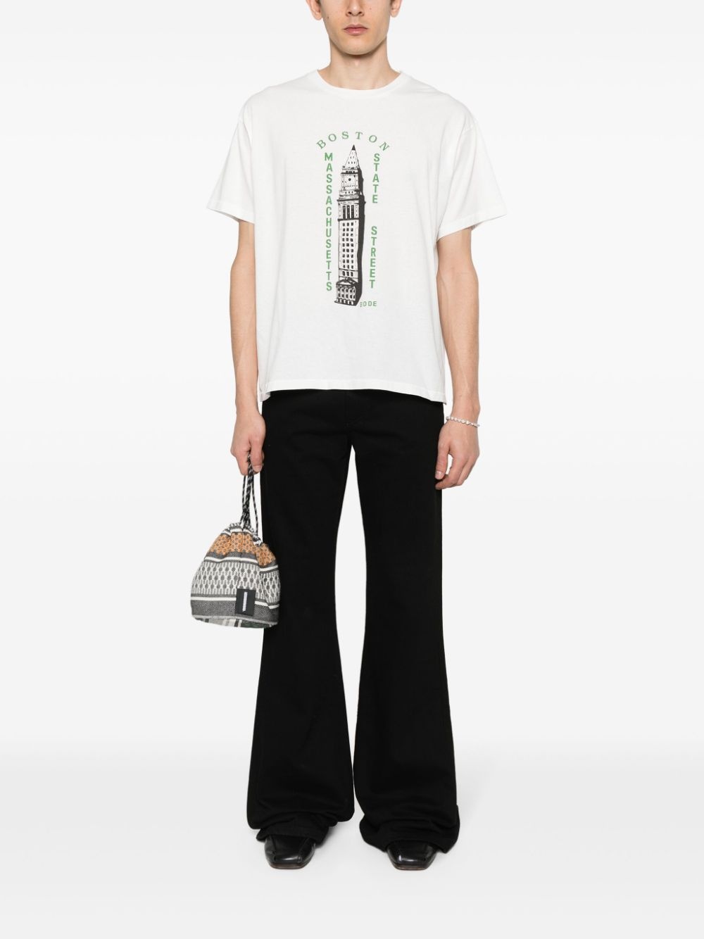 logo-print cotton T-shirt - 2