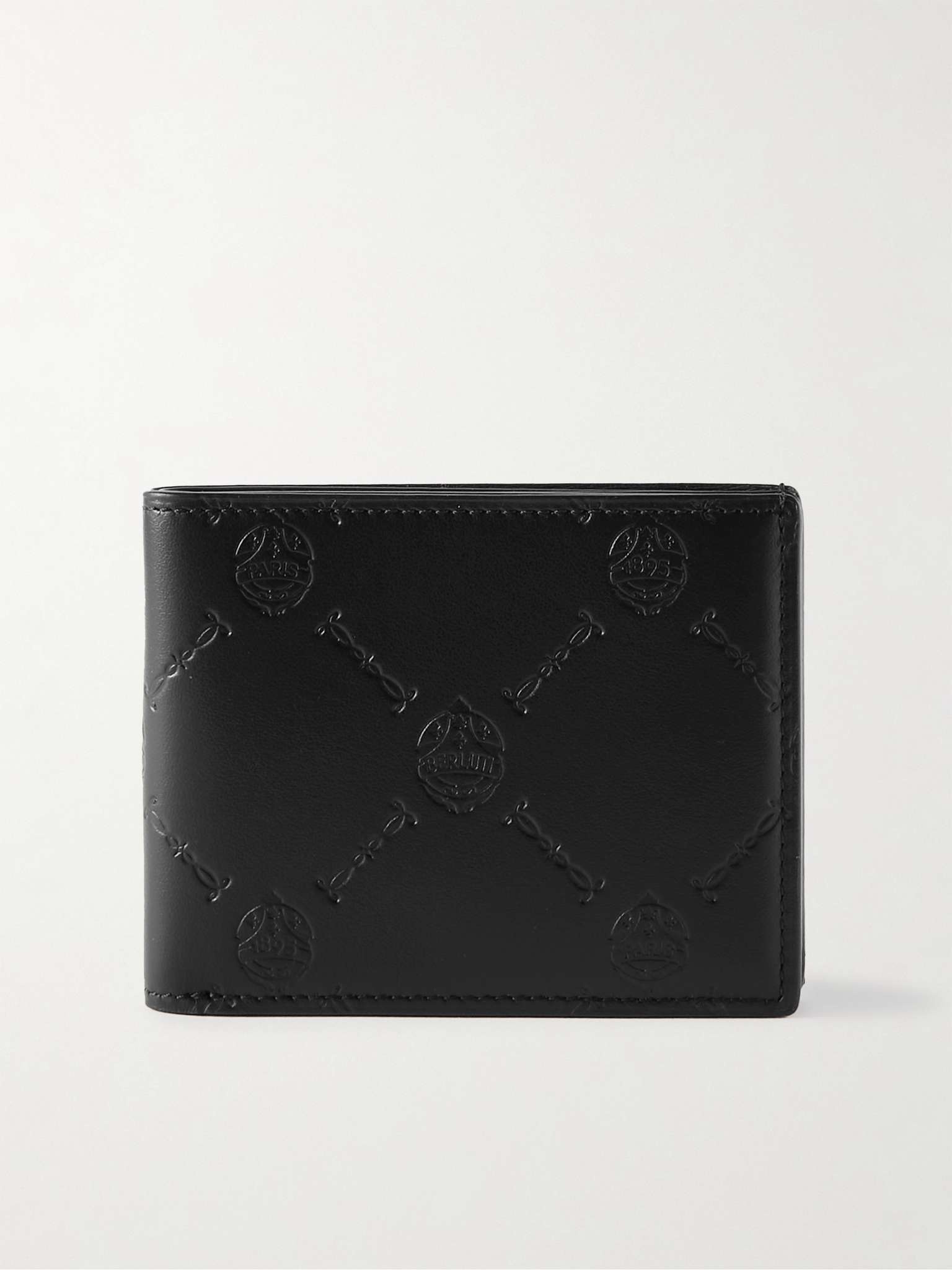 Logo-Dembossed Leather Billfold Wallet - 1