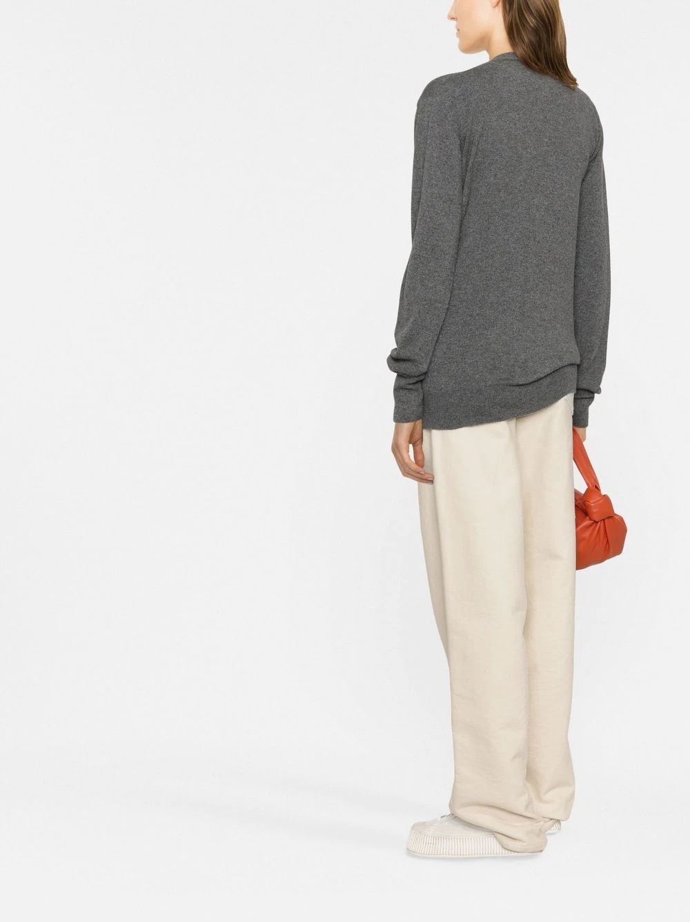 button-down cashmere cardigan - 4