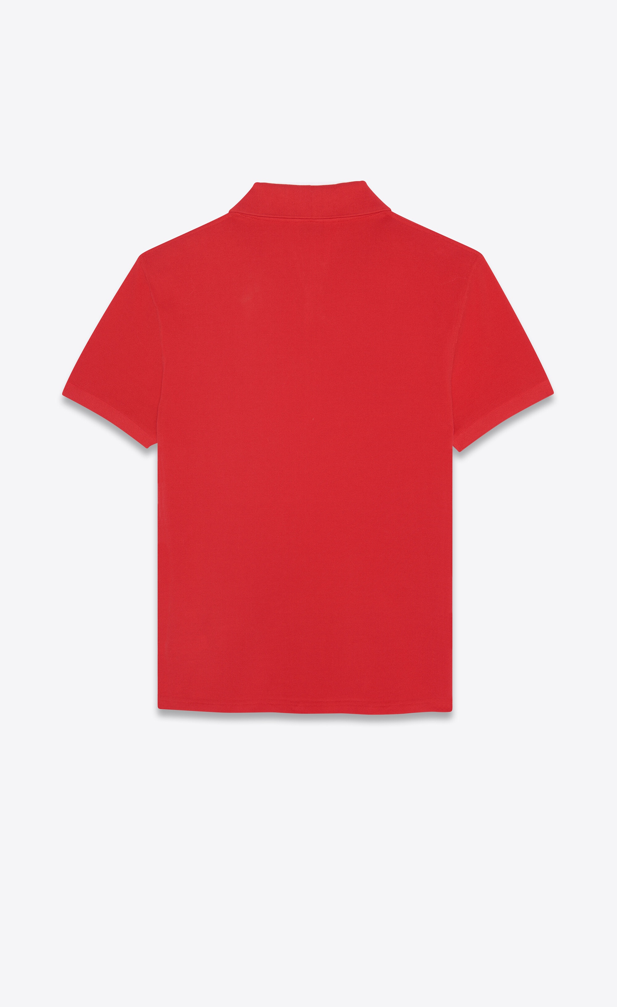 monogram polo shirt in cotton piqué - 2