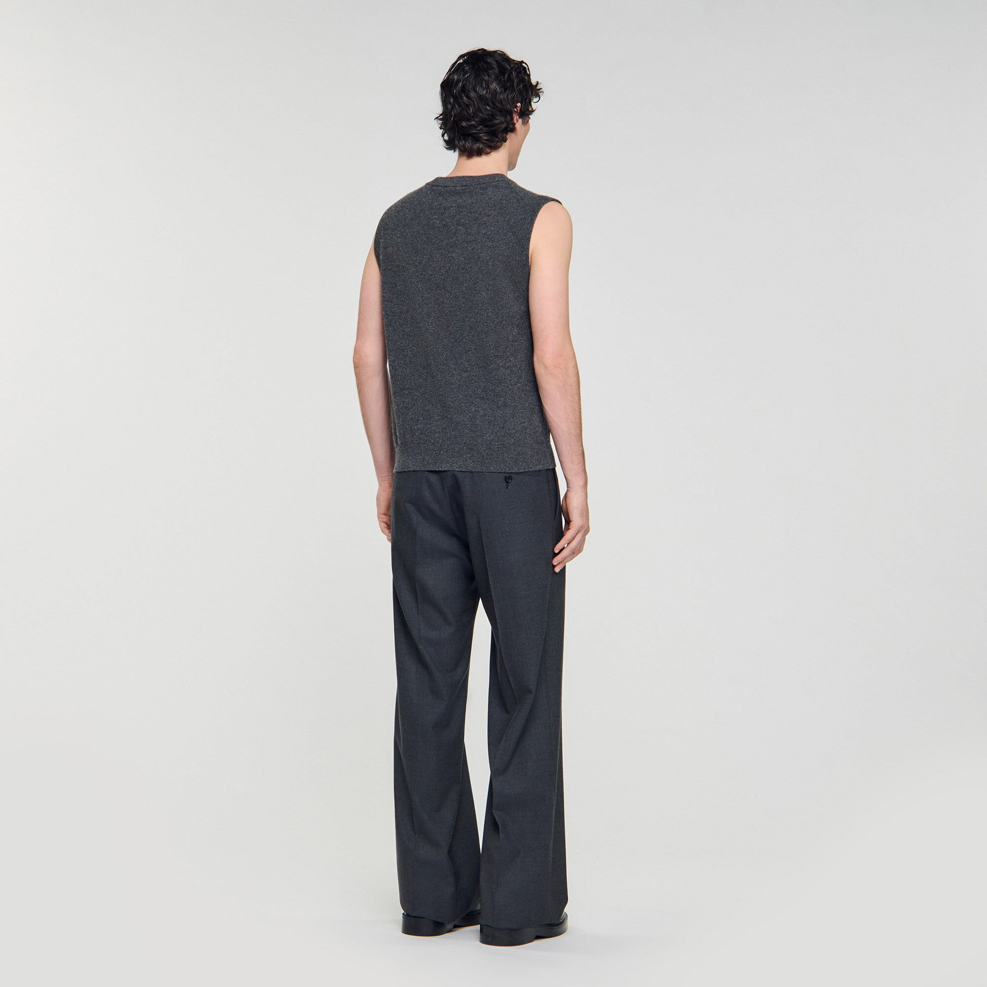 CASHMERE VEST TOP - 5