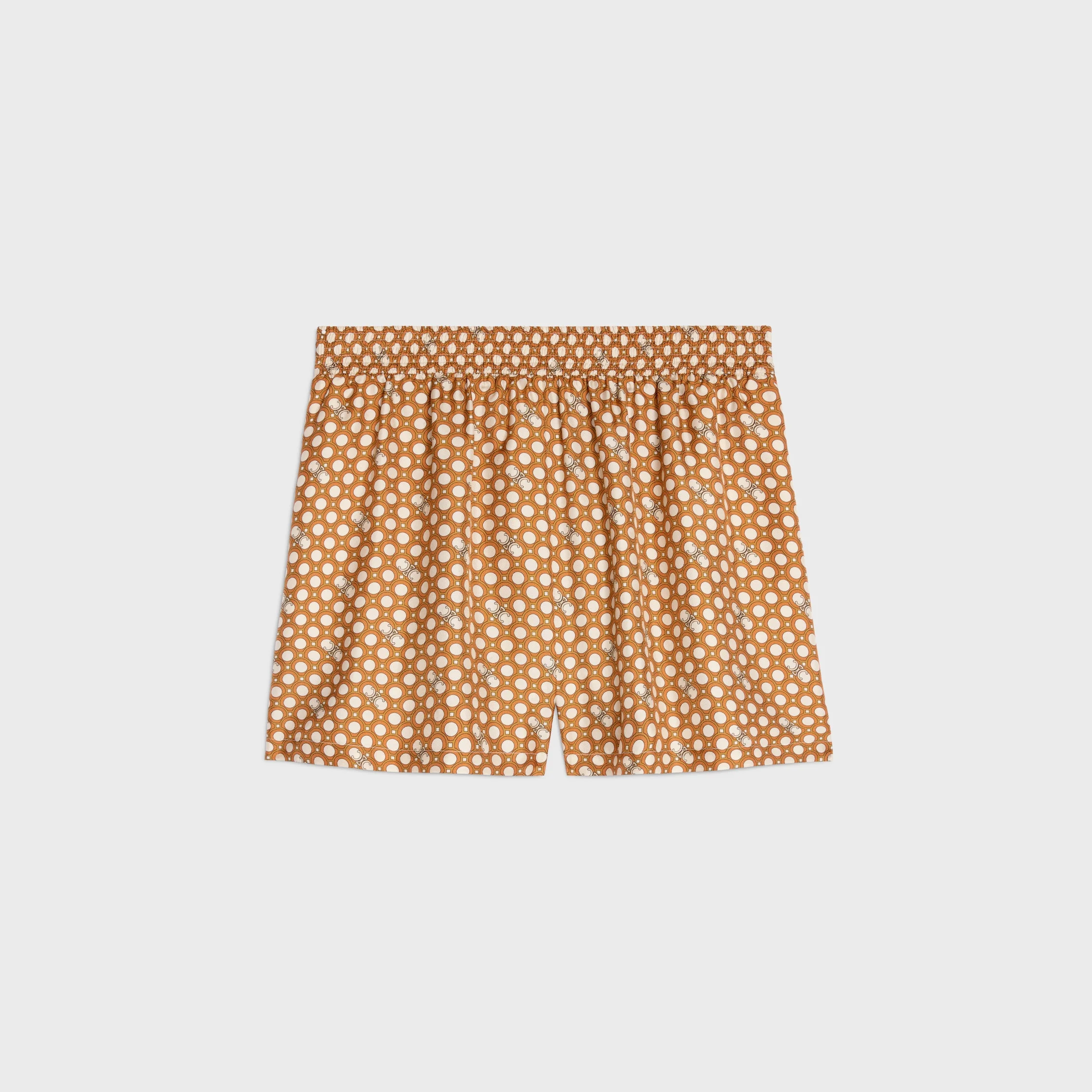 pajama shorts IN silk twill - 1