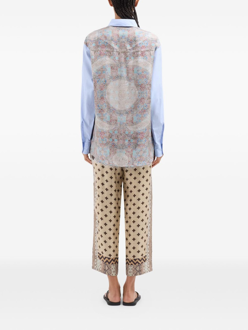 Alorhi tapestry-print chest-pocket shirt 4