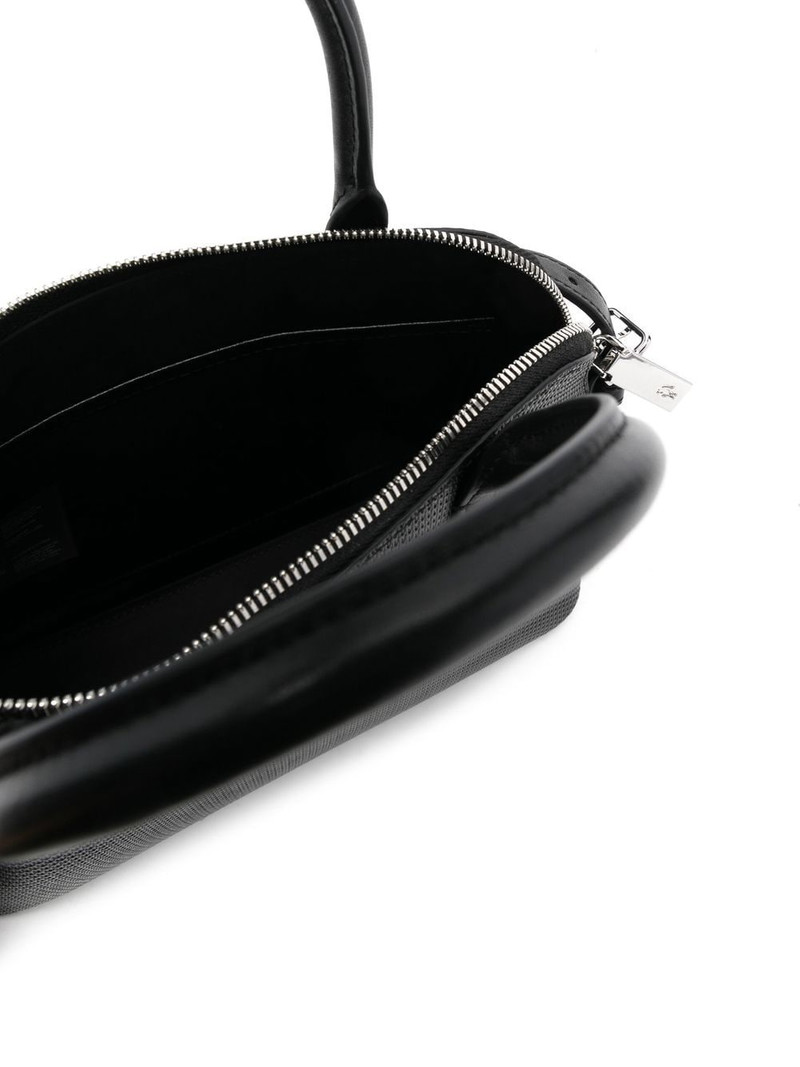 Chantaco piquÃ© leather mini tote bag 5