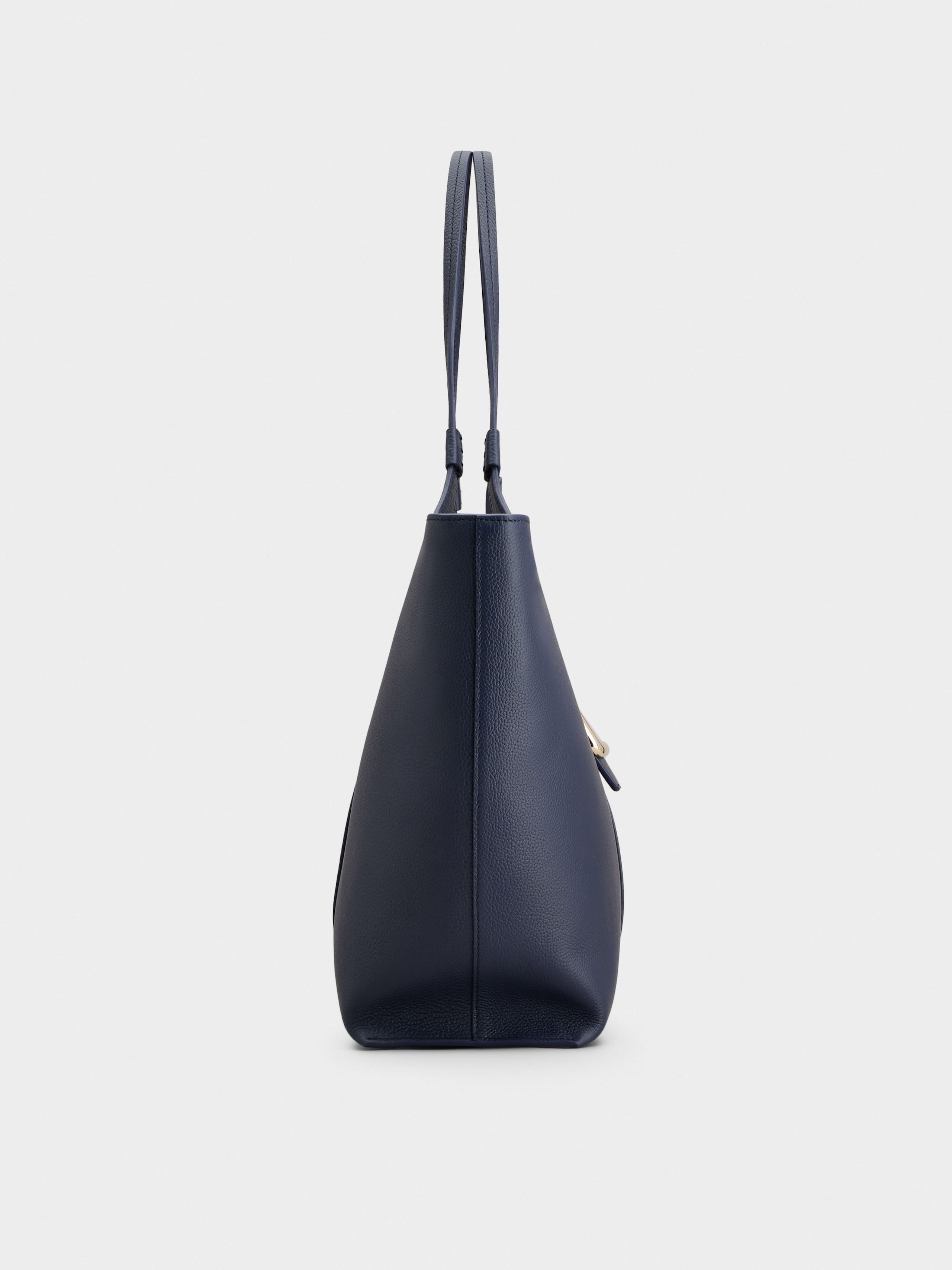 Viv' Choc Medium Shopping Bag in leather - 2