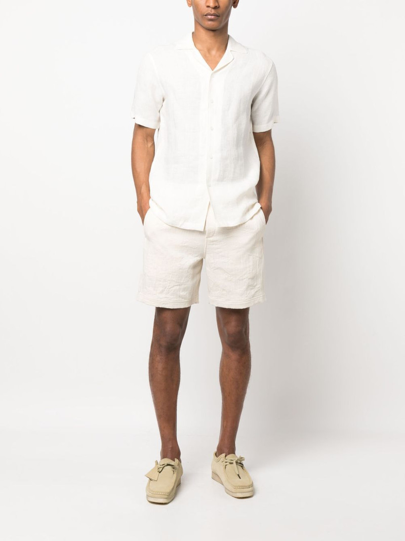 ORLEBAR BROWN Hibbert short-sleeve linen shirt outlook