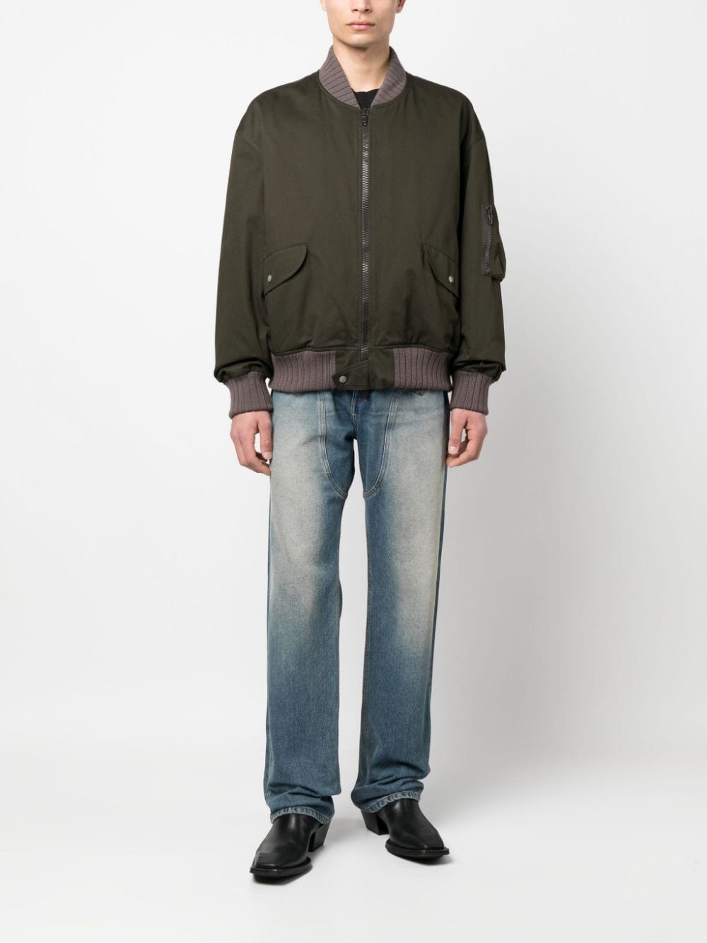 EMBROIDERED BOMBER JACKET - 4