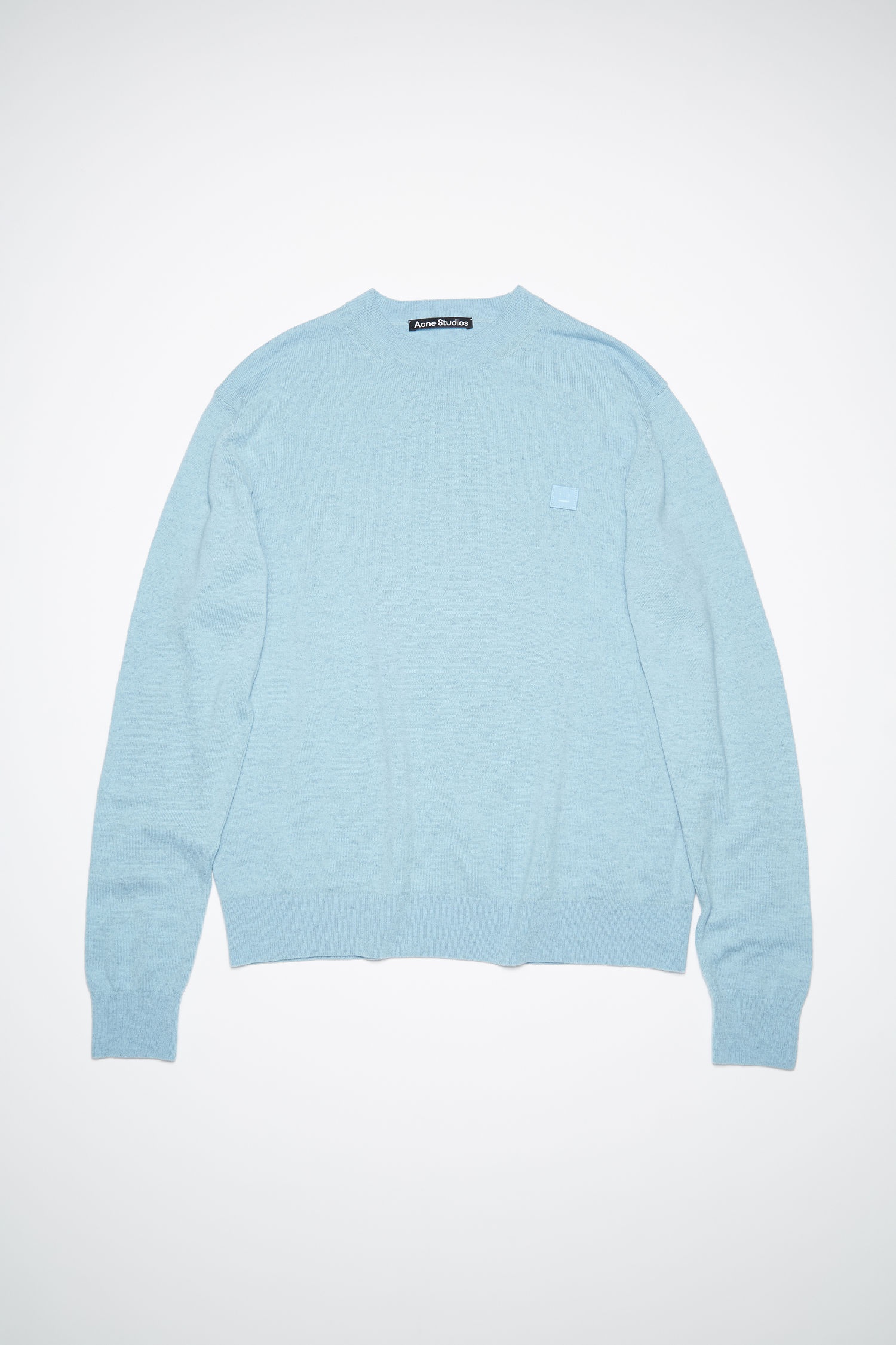 Crew neck sweater - Powder blue - 1