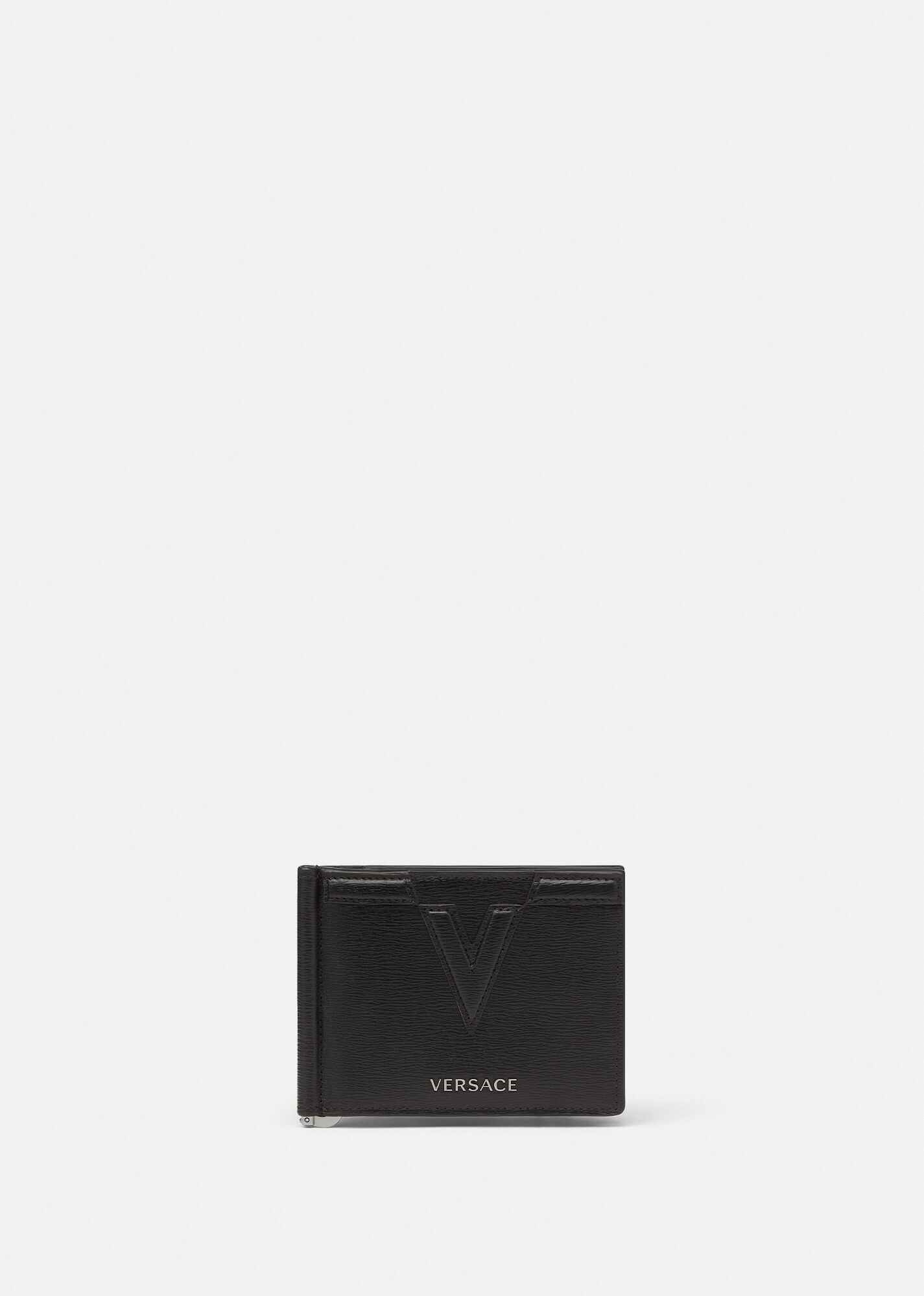 V Leather Bifold Wallet - 1