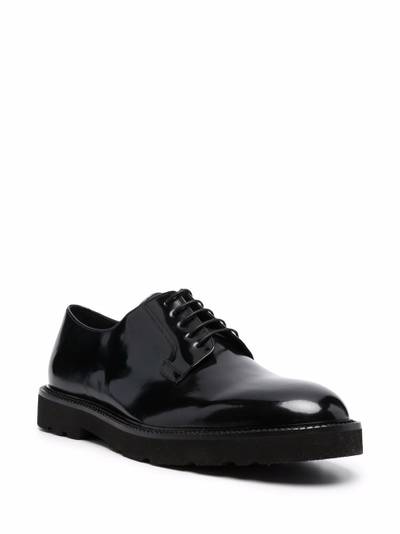 Paul Smith patent leather Derby shoes outlook