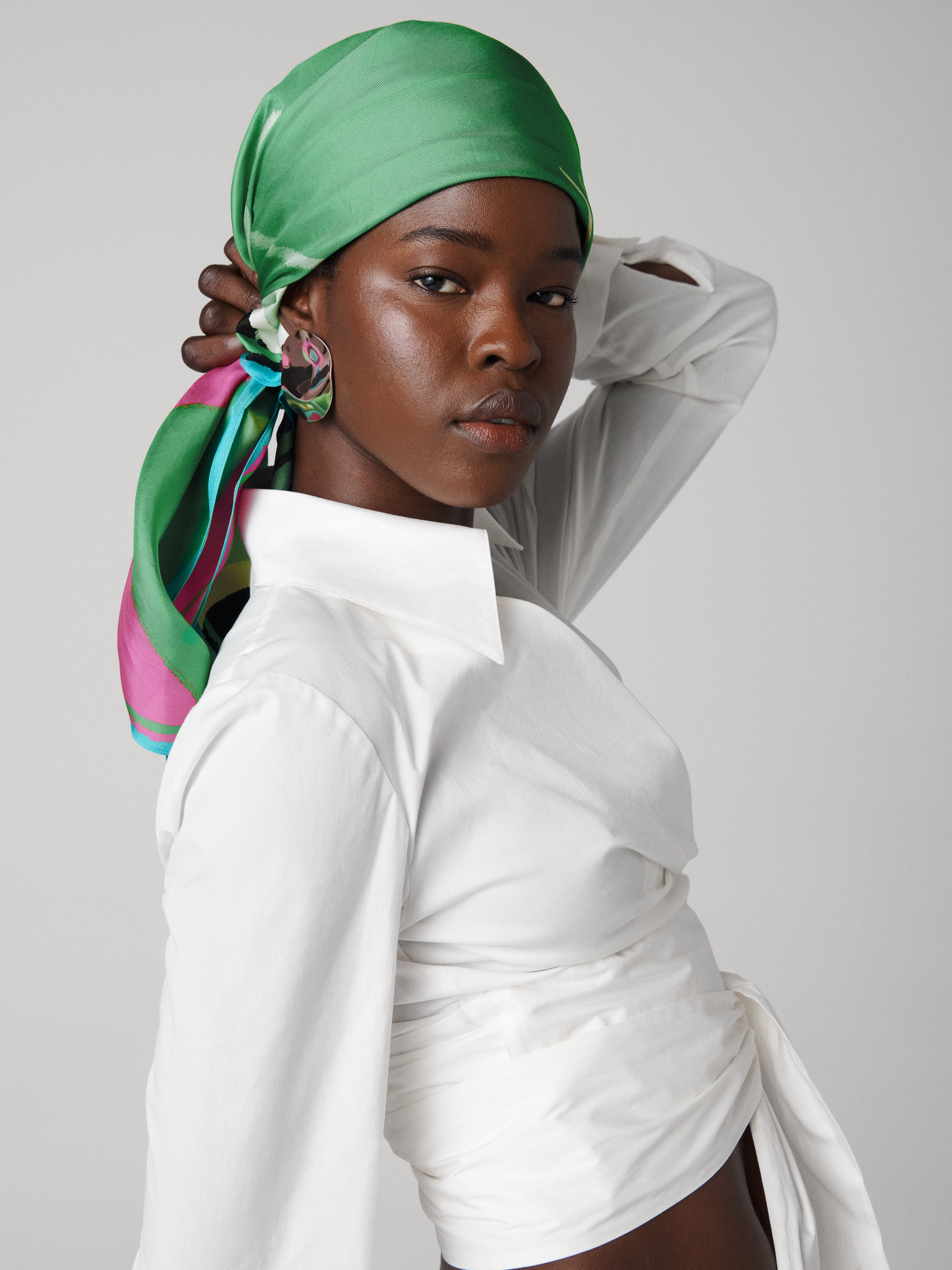 Flag Silk Scarf - 4