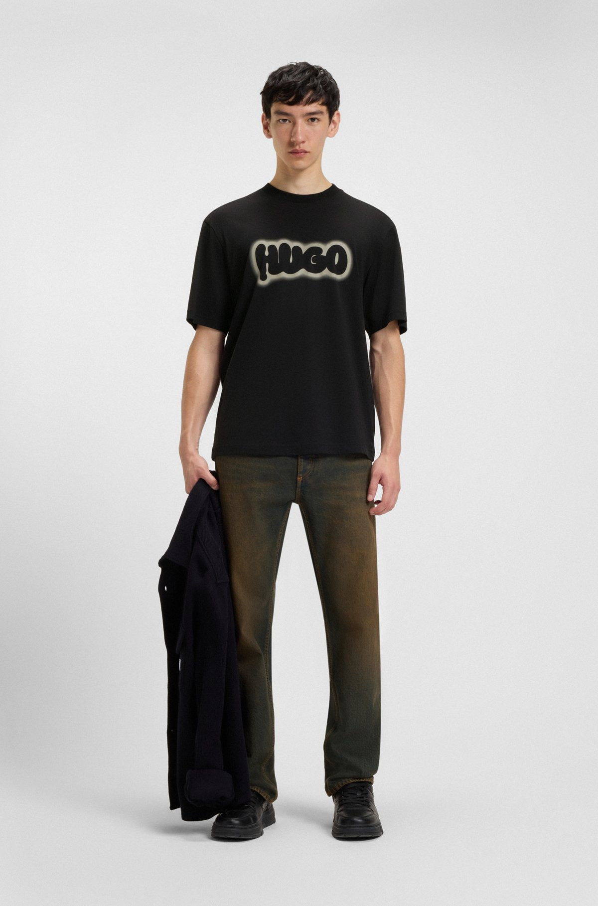 COTTON-JERSEY T-SHIRT WITH LOGO PRINT - 4